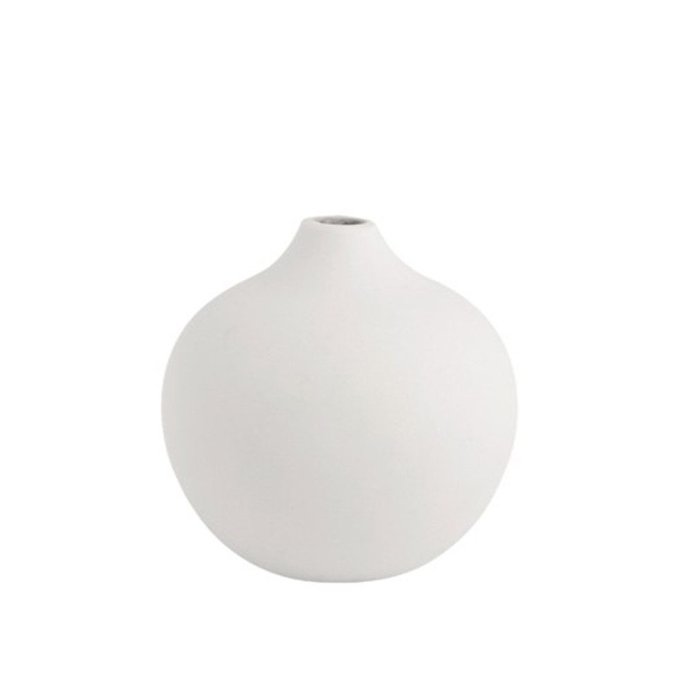 Storefactory Scandinavia Dekovase Storefactory Vase FRÖBACKEN S weiß, Ø10x10cm