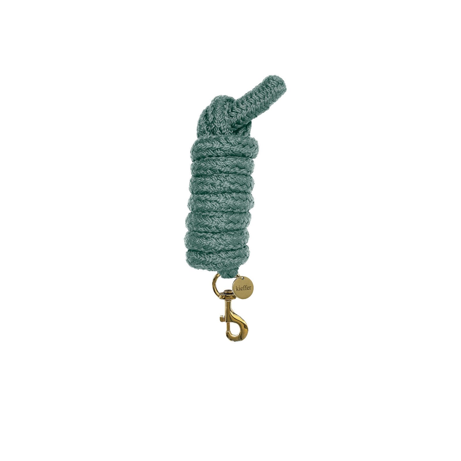 Kieffer Führstrick Führstrick für Pferde, Satin Shine, 2 m, Drehkarabiner, Mint