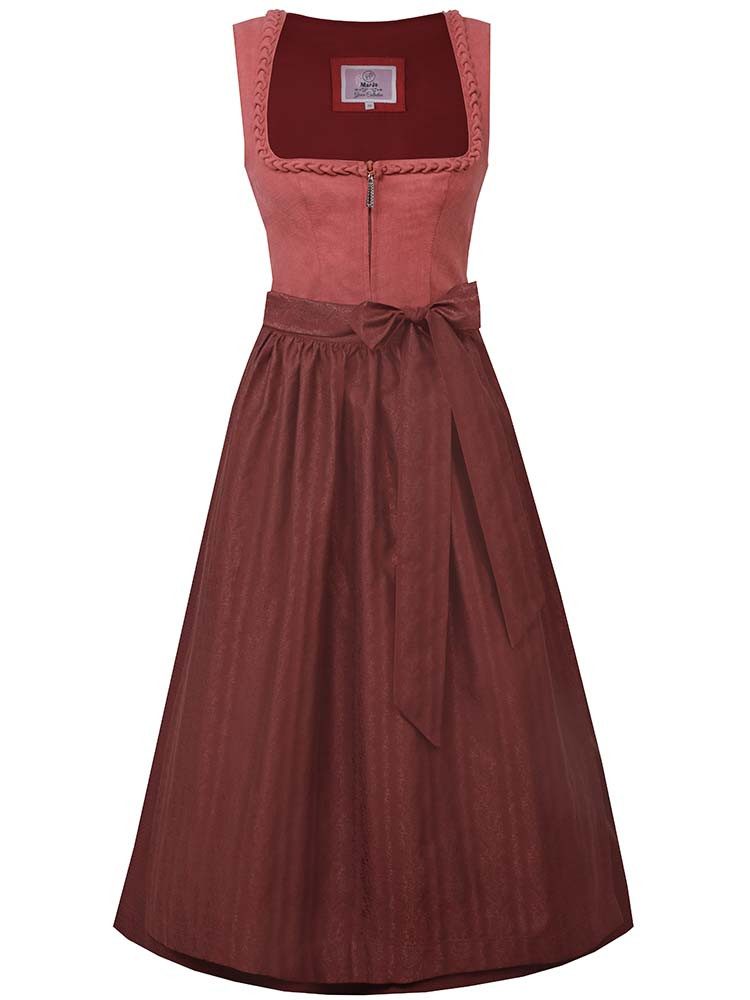 MarJo Dirndl Dirndl Penzing 75cm Länge mahagoni
