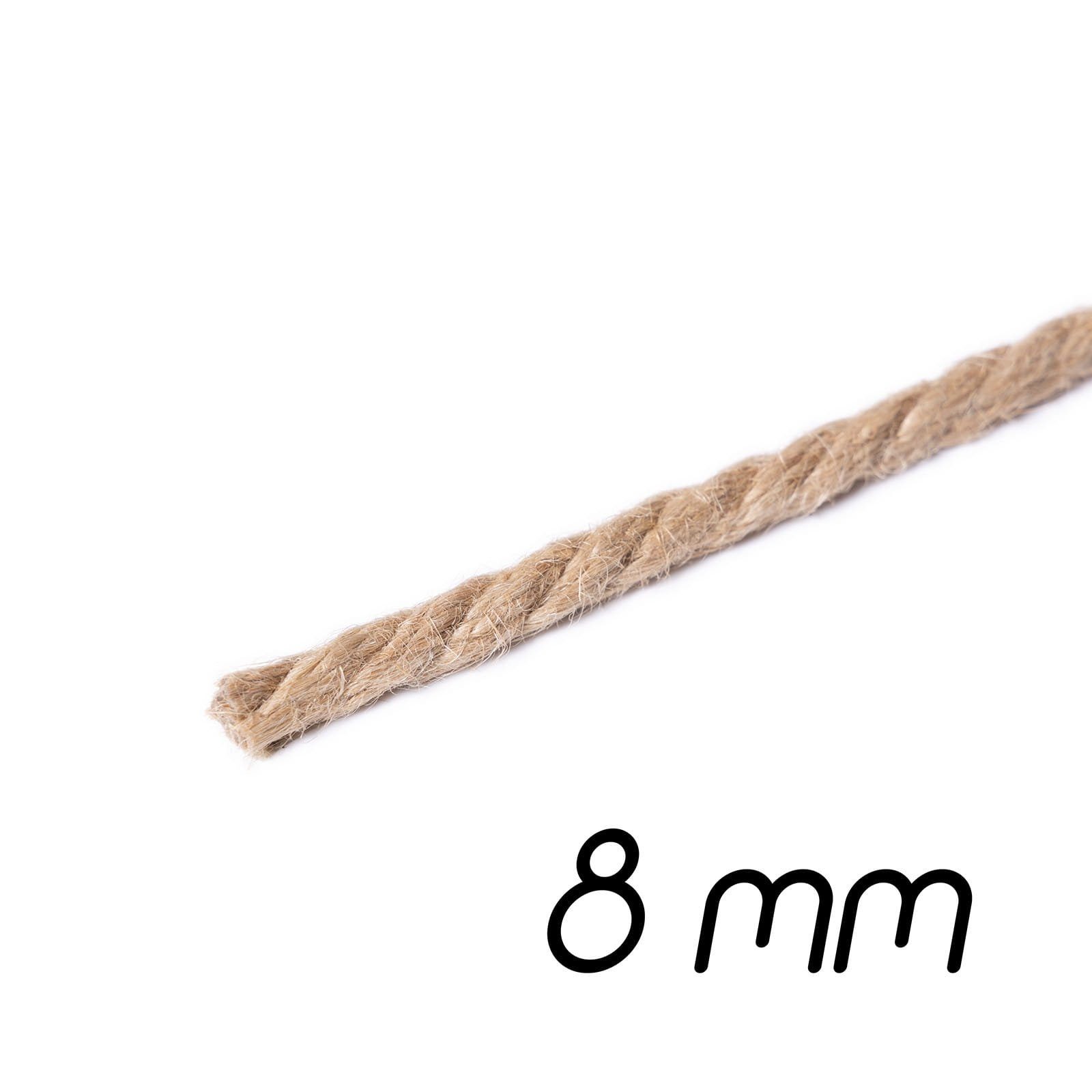 BooGardi Juteseil gedreht Seil (viele Größen · Ø 8mm x 1m), Jute Tauwerk Ko günstig online kaufen