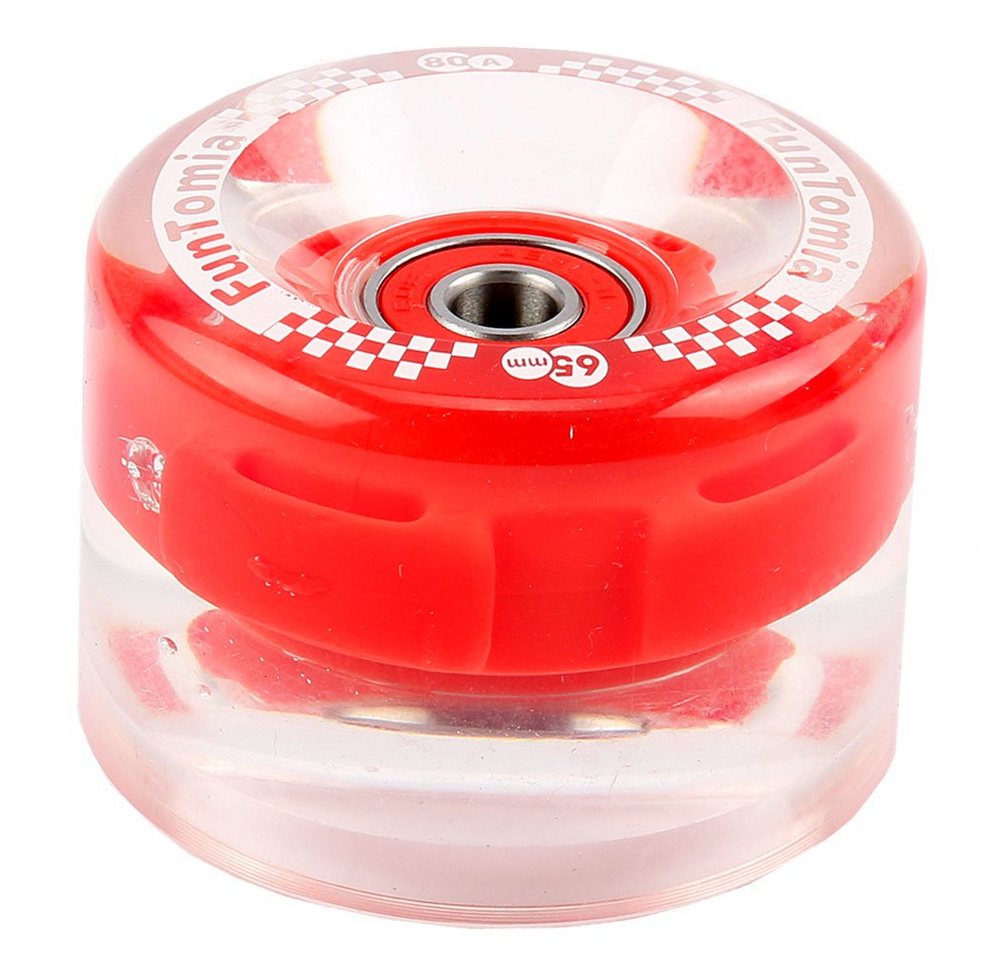 Thumbnail - FunTomia Miniskateboard FunTomia 4 Stück Mini-Board Rollen (Big Wheels) mit und ohne LED