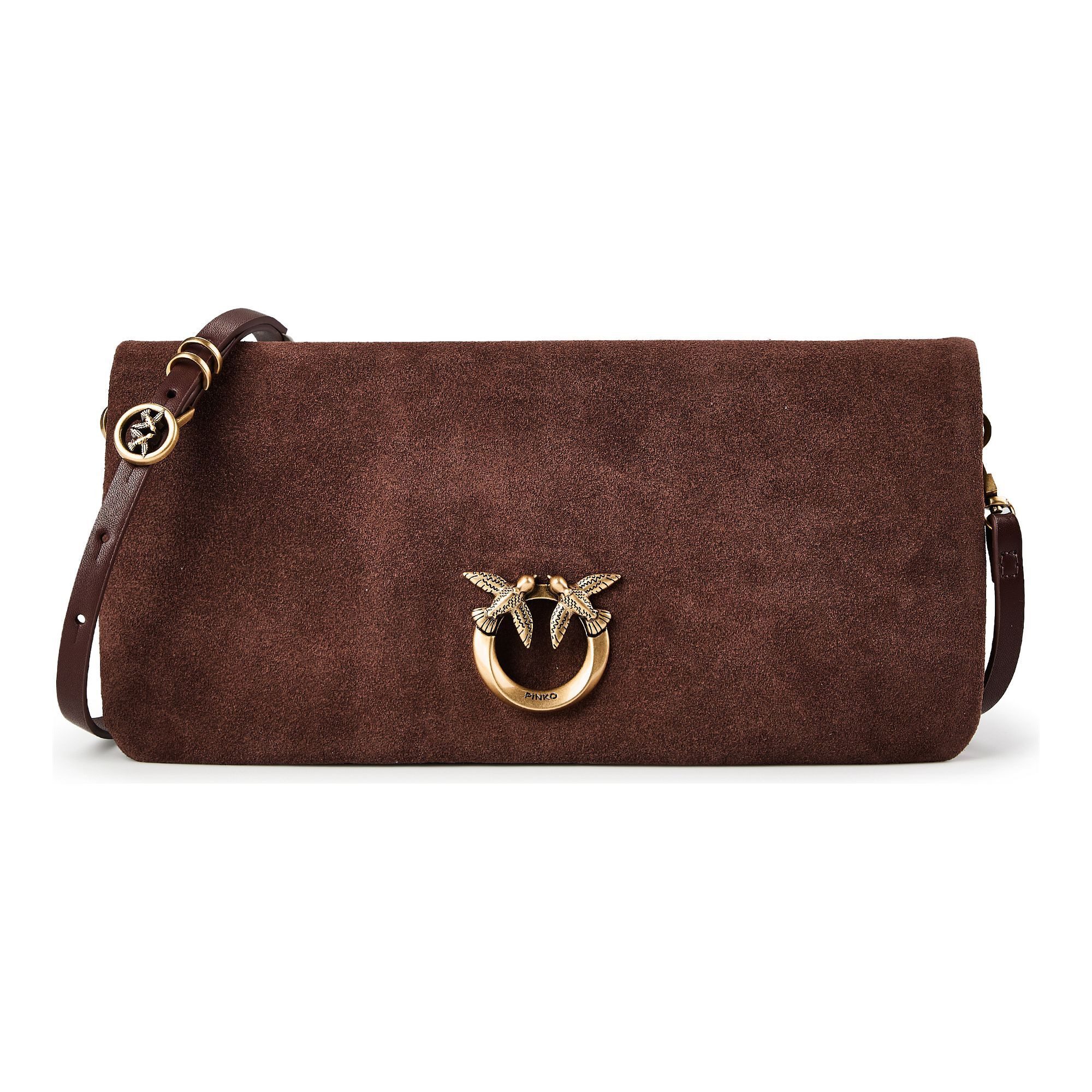 PINKO Clutch Love Soft, Leder