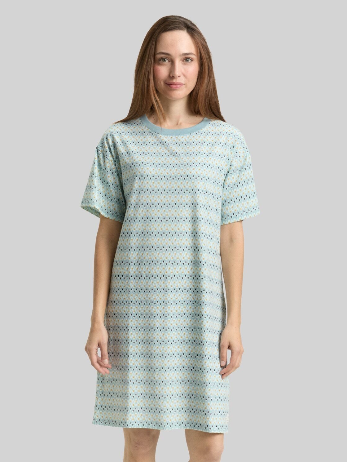 TOM TAILOR Pyjama Bodywear (1 tlg) Nachthemd mit Muster