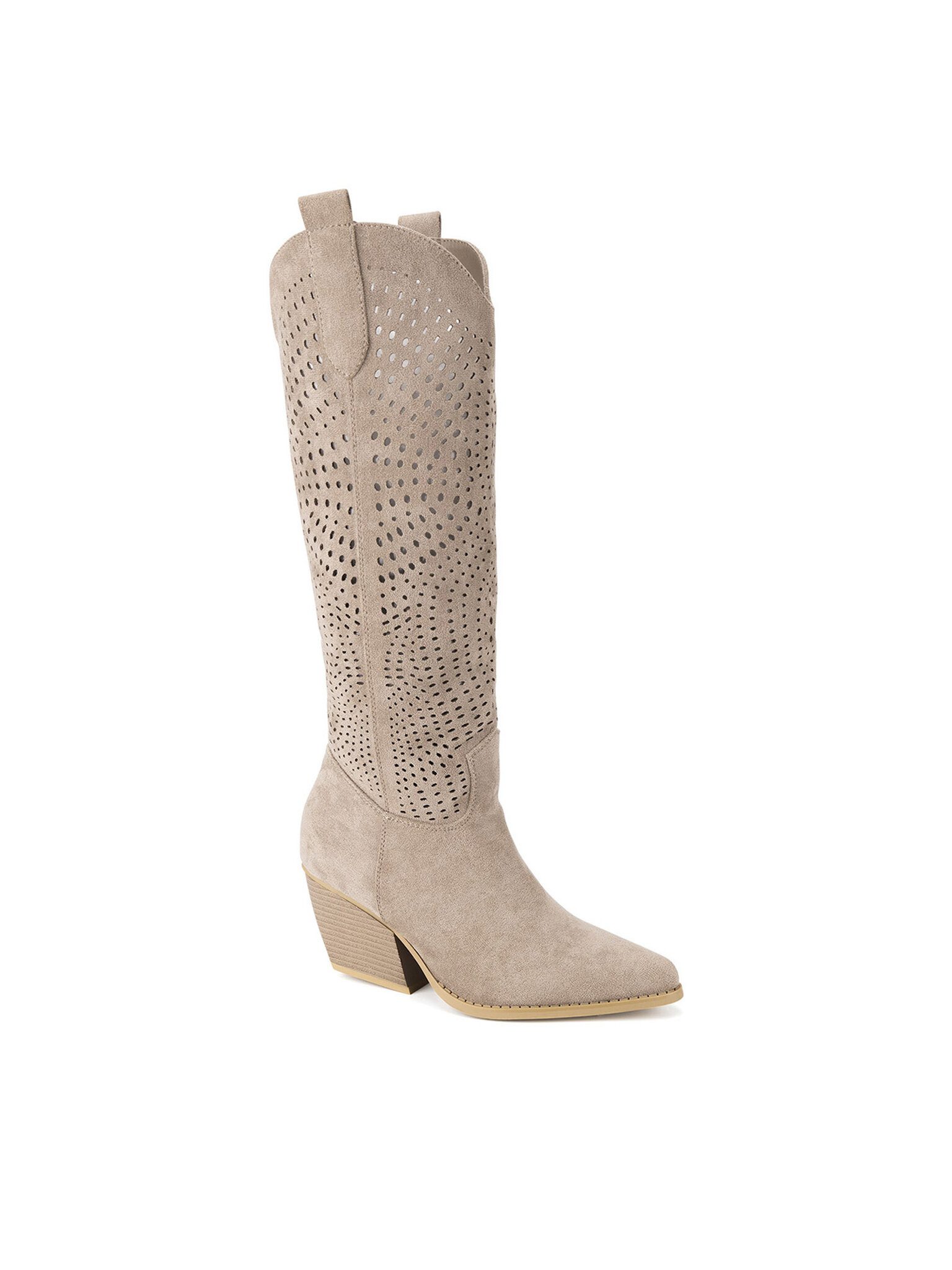 Jenny Fairy Jenny Fairy Cowboystiefel Damen WFA2886-2 Beige Cowboystiefel günstig online kaufen
