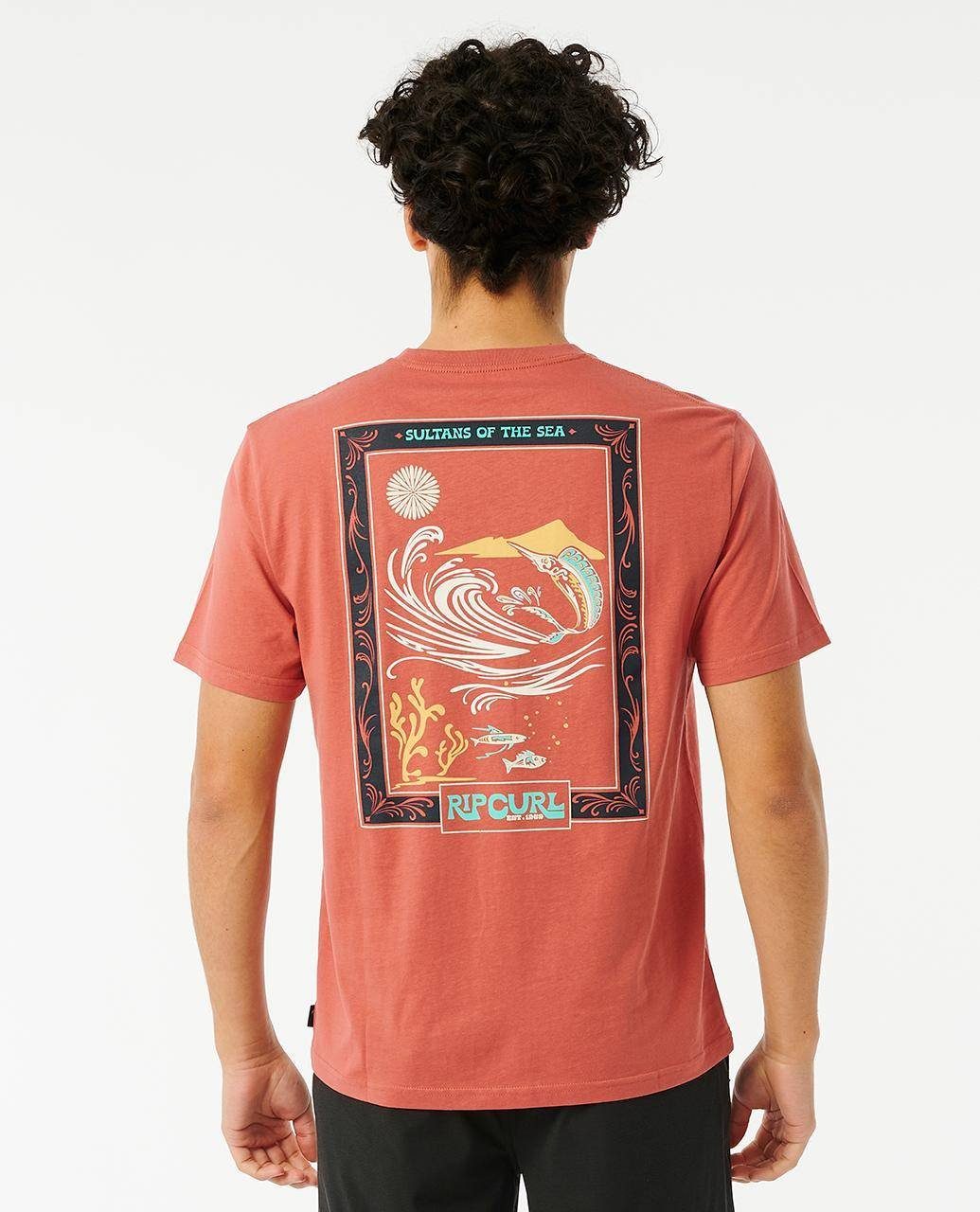 T-Shirt Pacific Curl Rip Reef T-Shirt Rinse