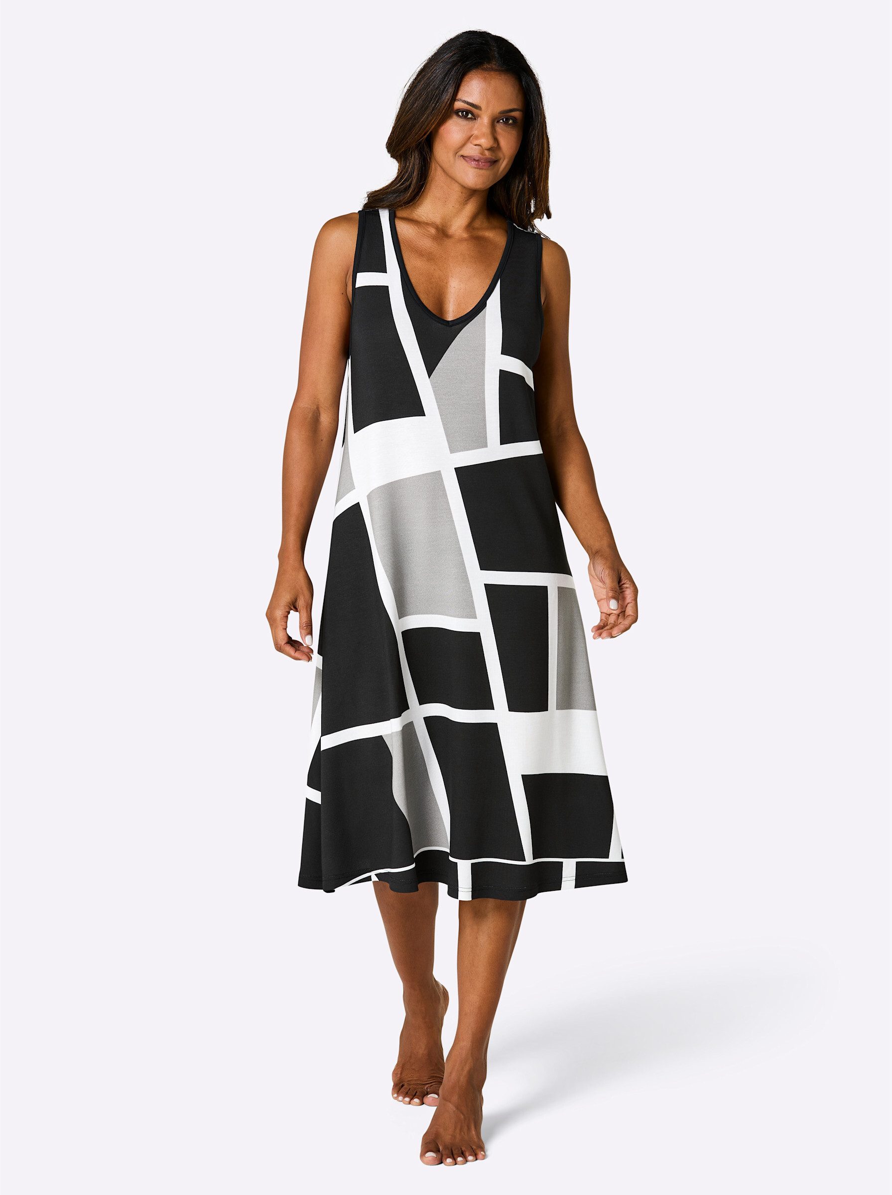 Witt Strandkleid Sommerkleid Ärmellos