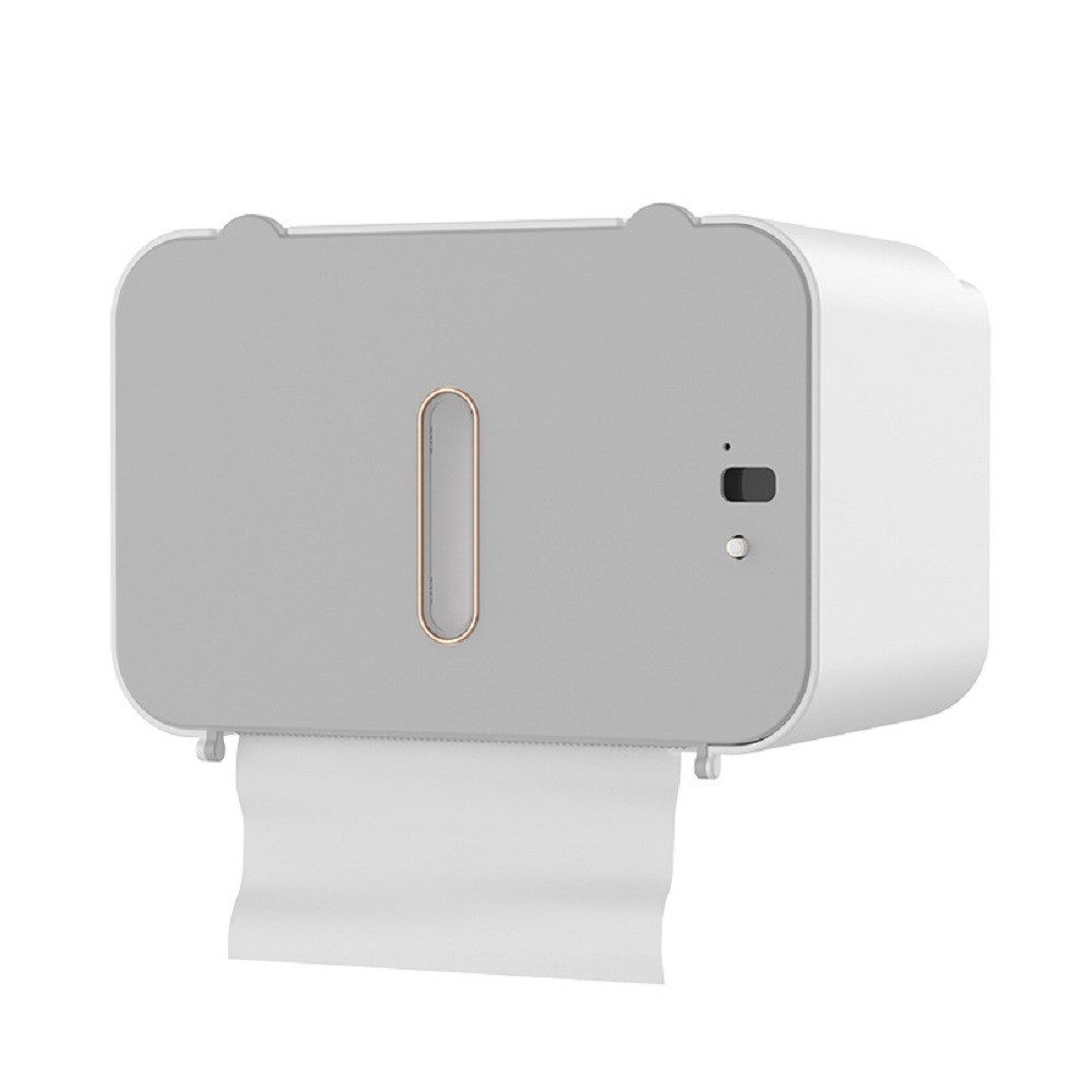 LIANNA Toilettenpapierhalter Intelligenter berührungsloser Toilettenpapierspender (Set, 1-St., Taschentuchbox, wandmontierter Papierhandtuchspender mit Sensor), Automatischer Induktions-Toilettenpapierhalter mit USB-Aufladung