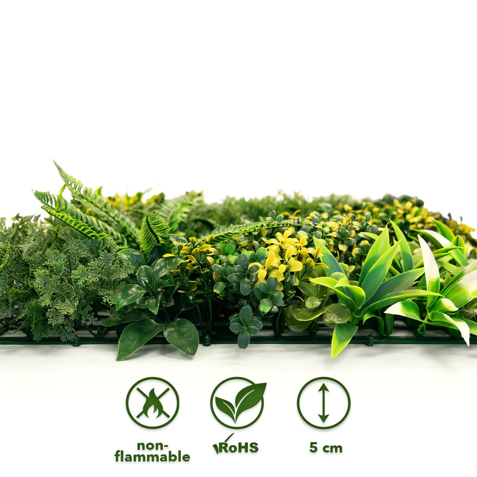 Kunstblume Pflanzenwand Vivagreen, Bringt modernen, grünen Touch, Kubus, Leicht erweiterbar und anpassbar – Bild 4 von 5