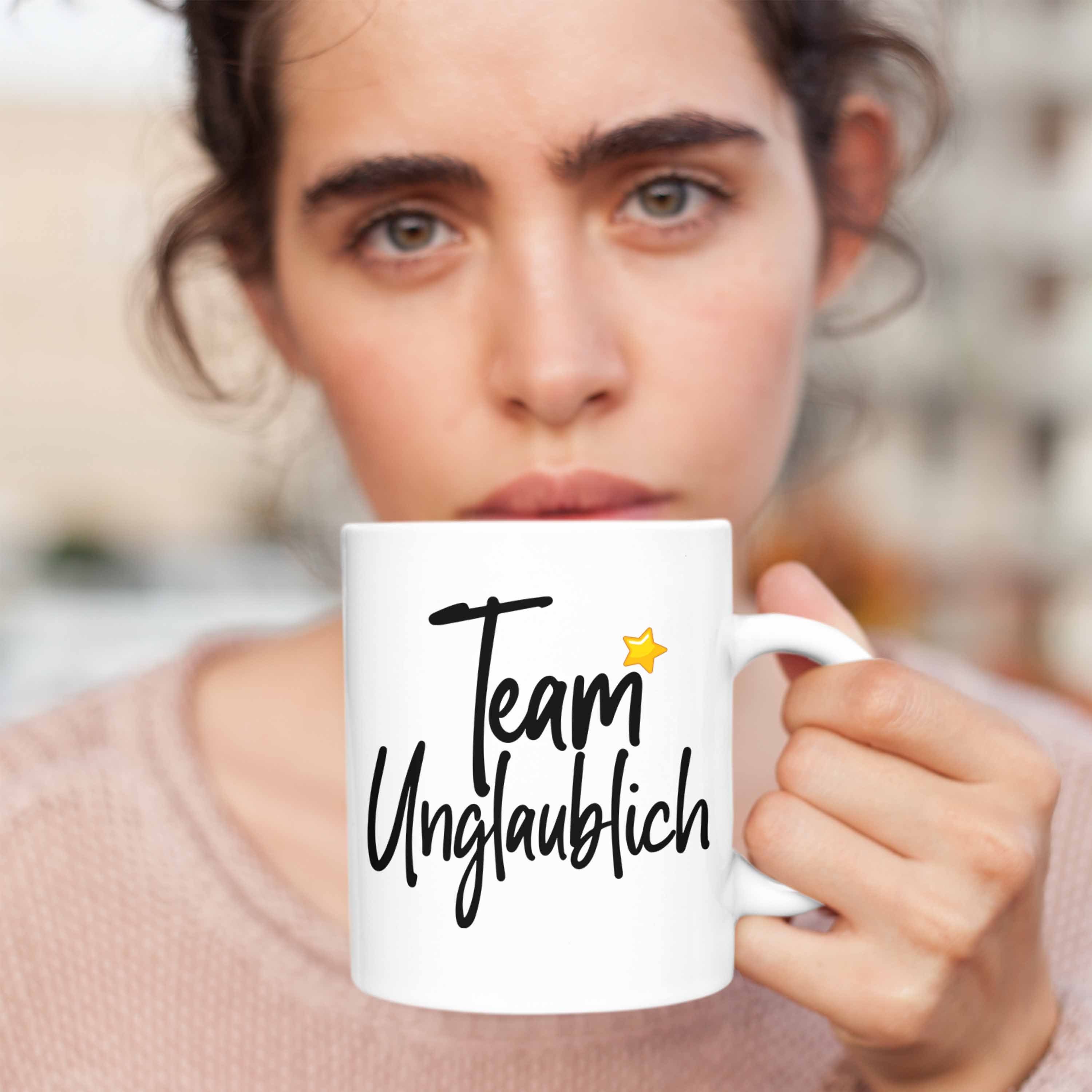 Bestes Team Tasse Geschenk Trendation für Weiss Geschenkidee Dankeschön Tasse