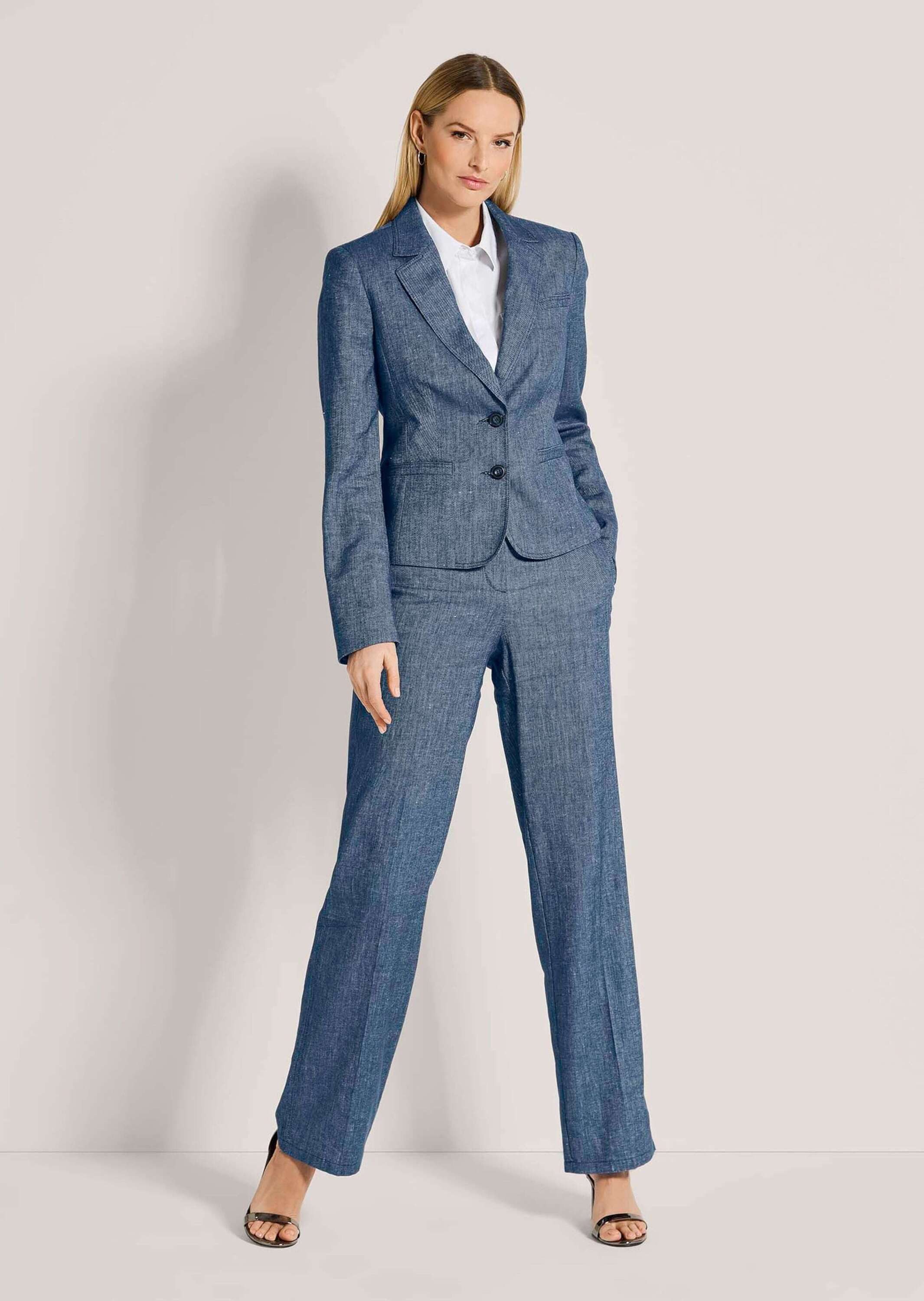 MADELEINE Kurzblazer Eleganter Einreiher mit Reverskragen Reverskragen, Lei günstig online kaufen