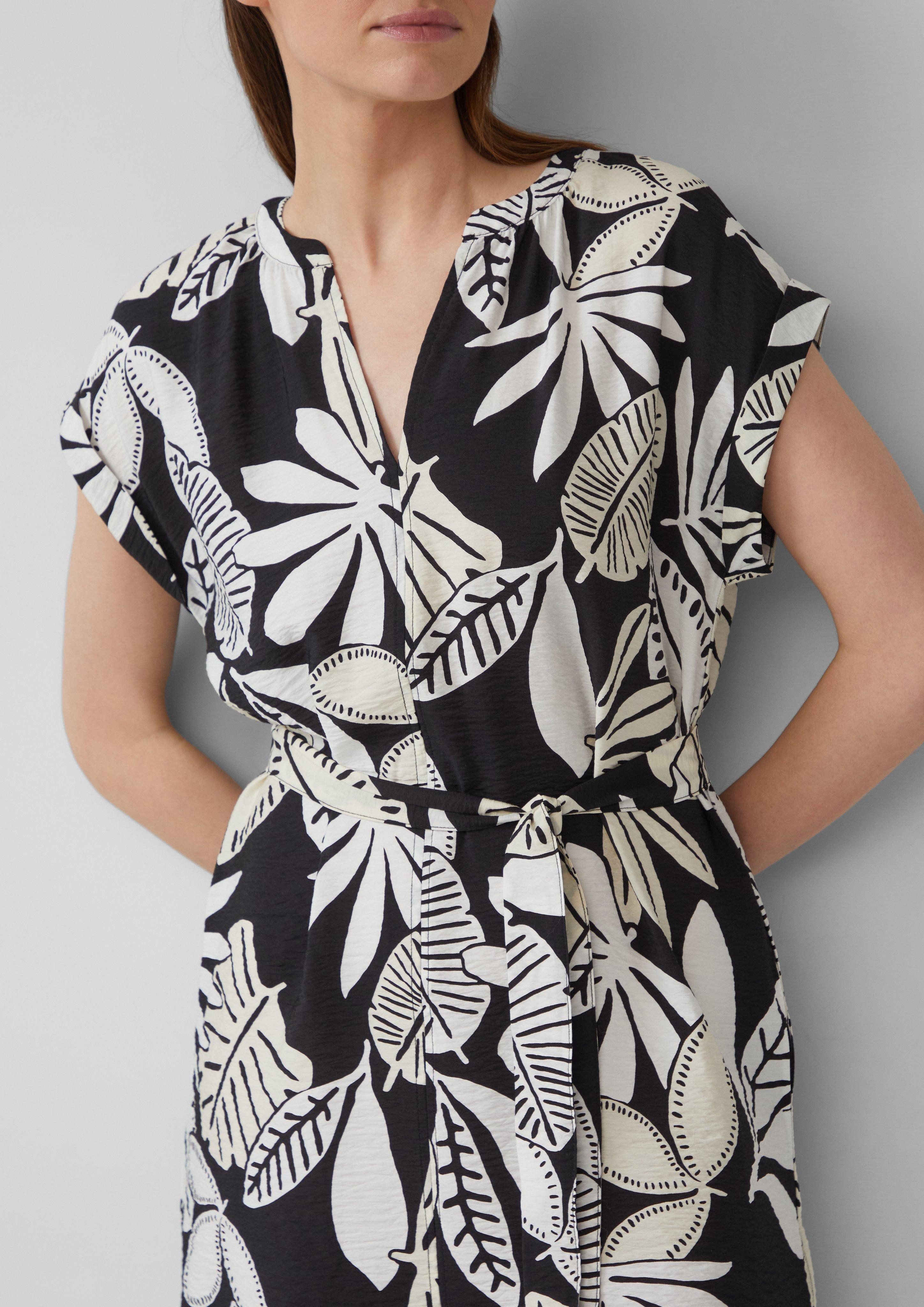 s.Oliver Minikleid Kurzes Kleid aus Viskosemix günstig online kaufen