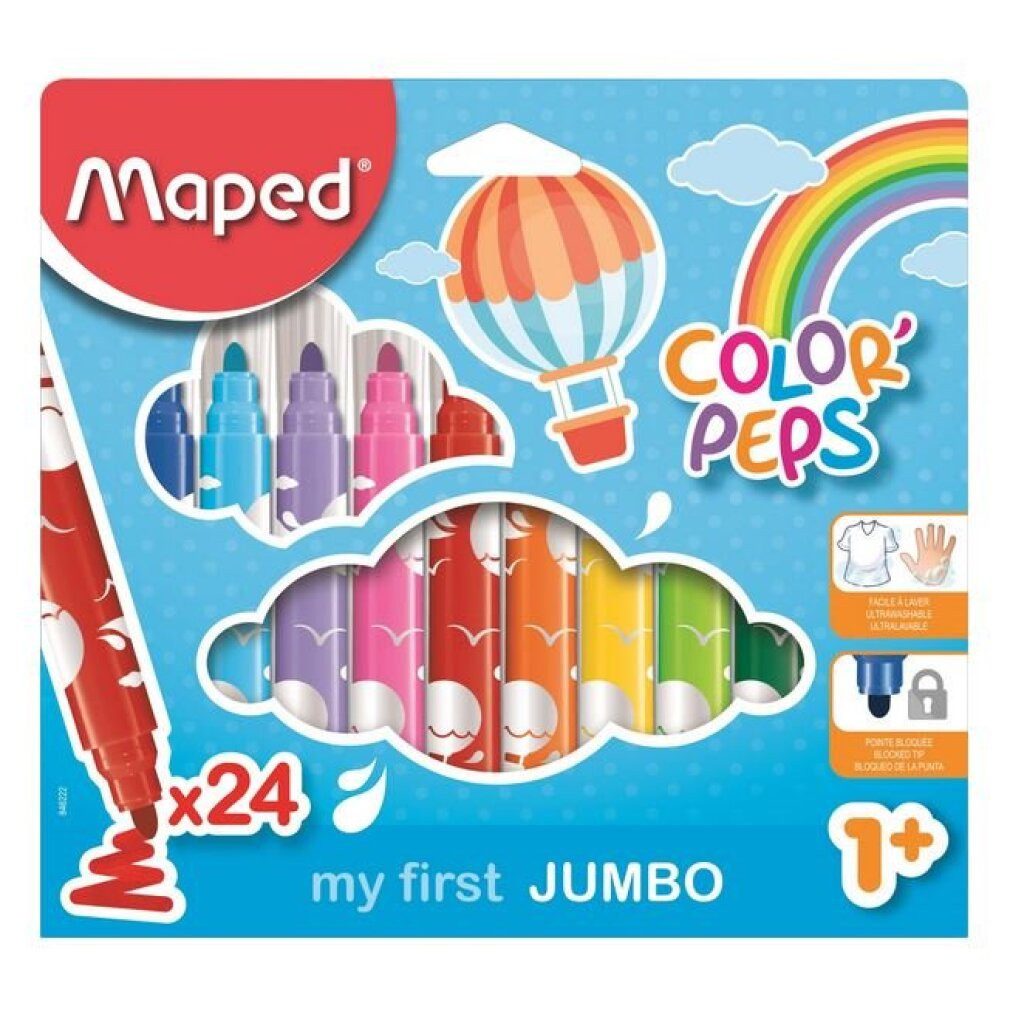 MAPED Filzstift Color'Peps Early Age Jumbo 24 Stück