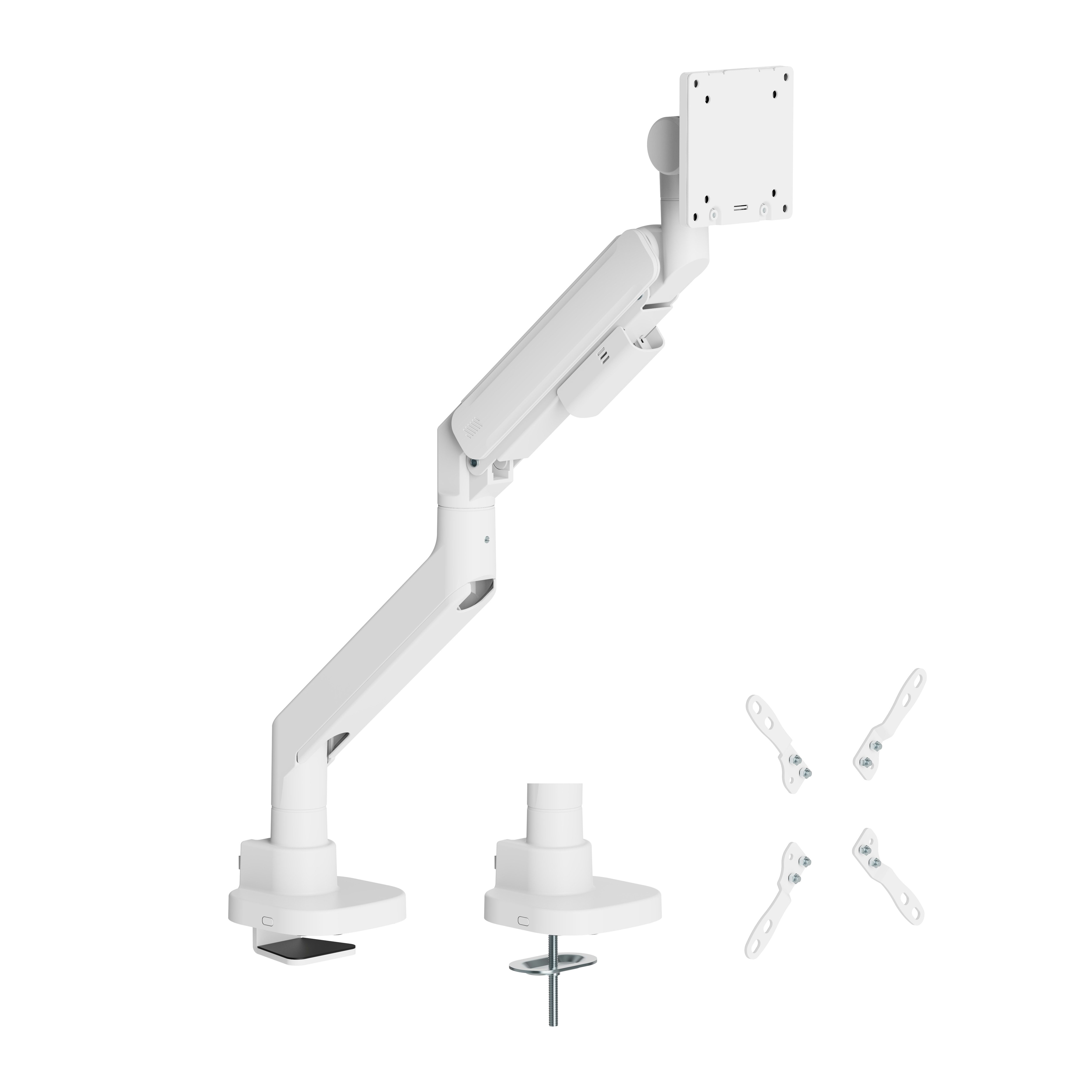 HALTERUNGSPROFI Monitor-Halterung Office-GS812AEXW, (bis 57 Zoll, Neigbar, schwenkbar, Aluminium, extrastark, bis 27kg)