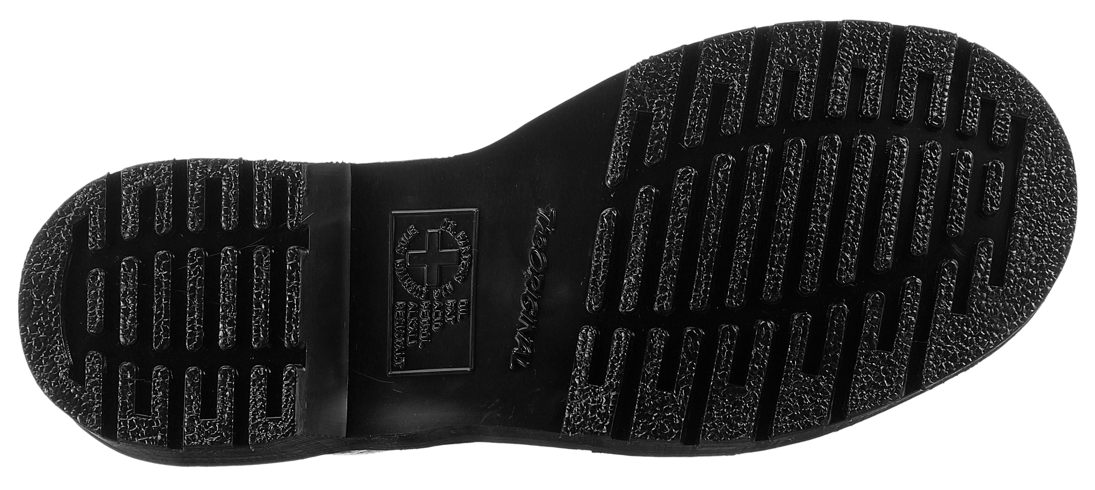 DR. MARTENS 1460 Pascal Mono Schnürboots, Schnürschuh, Festival, Stiefelette mit praktischer Schnürung