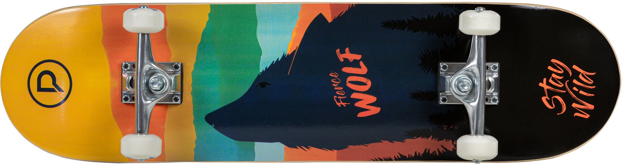 Playlife Skateboard Fierce Wolf