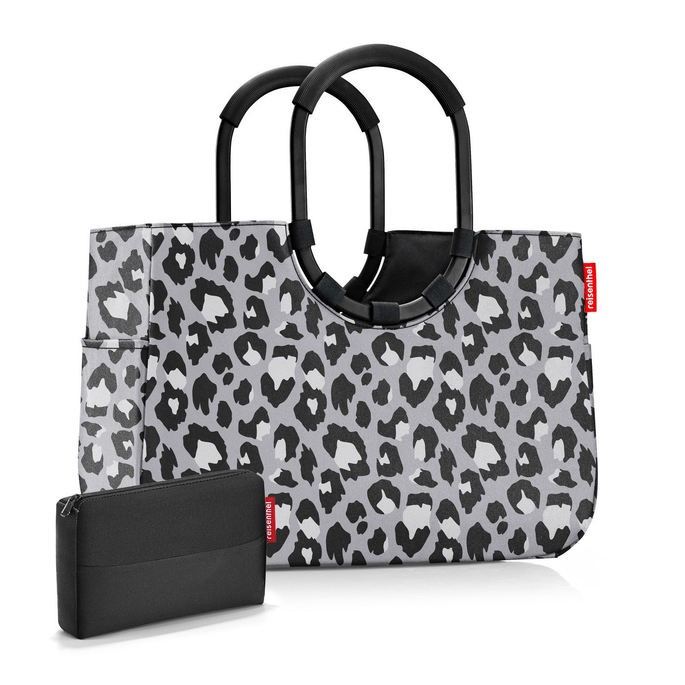 REISENTHEL® Shopper, loopshopper L plus pocketcase leo nero günstig online kaufen