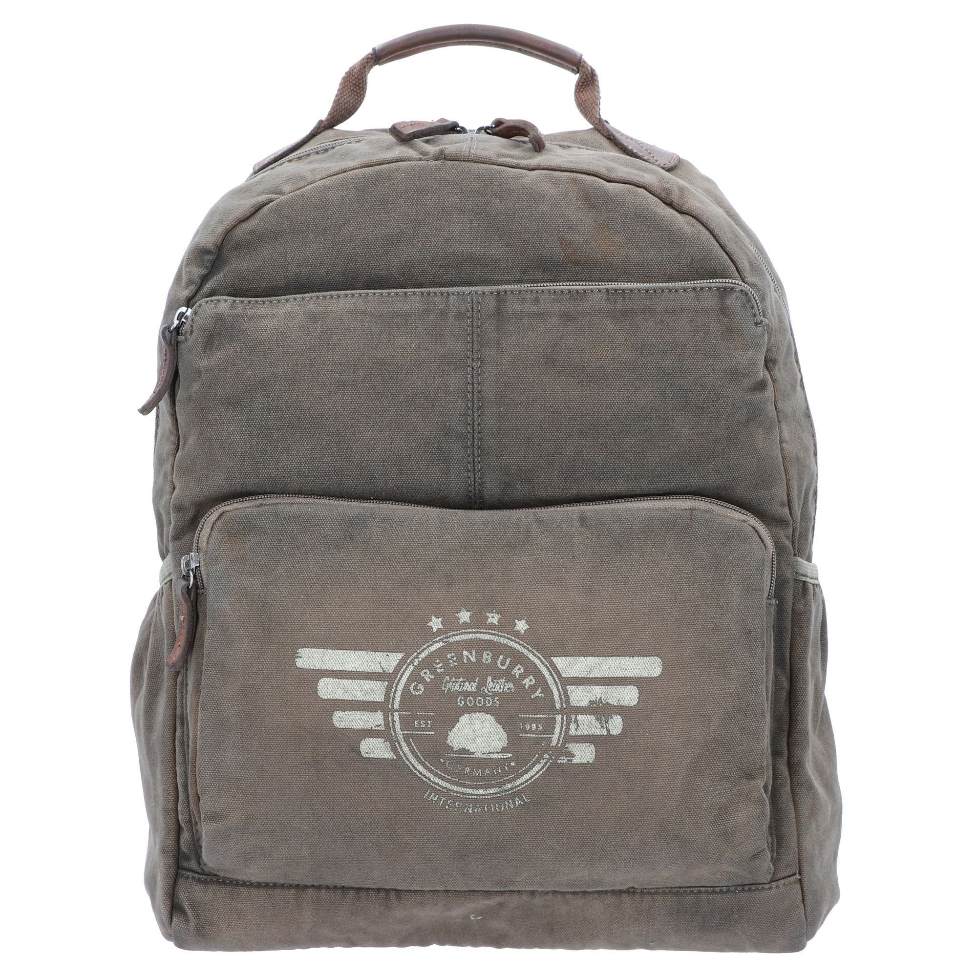 Greenburry Laptoprucksack Vintage, Canvas günstig online kaufen