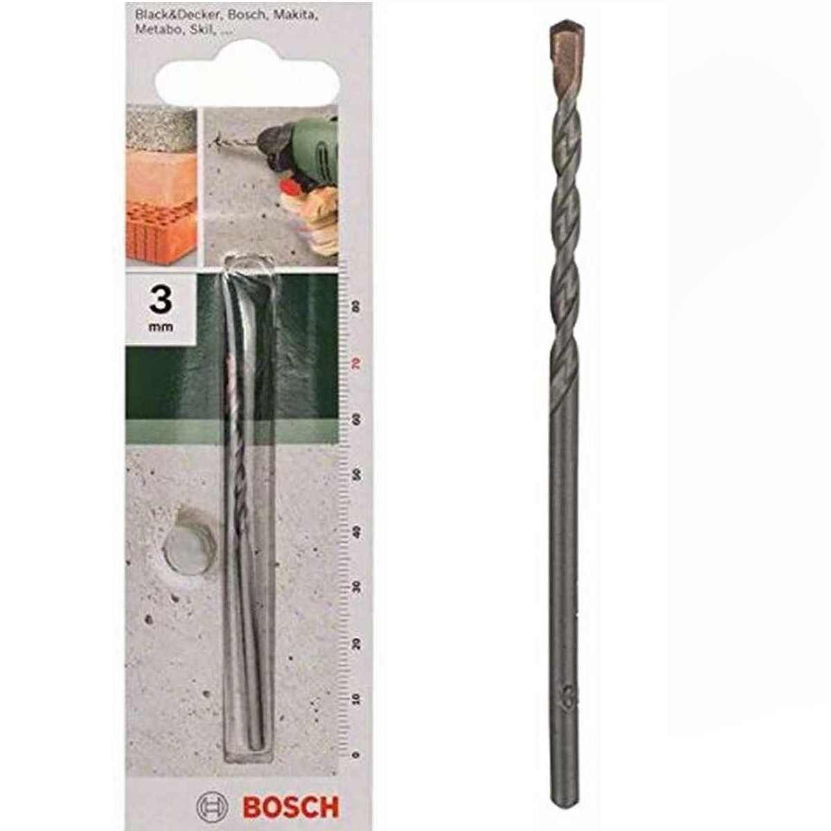 BOSCH Betonbohrer Bosch Betonbohrer Ø 3 mm HM Bohrspitze 2609255400