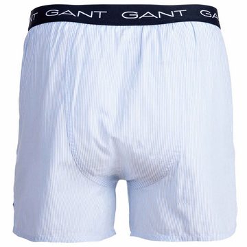 Gant Boxershorts Herren Web-Boxershorts, 2er Pack - GINGHAM AND