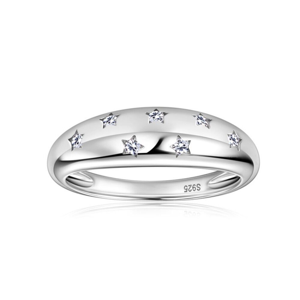 ROUGEMONT Diamantring Funkelnder Moissanit Ring 925 günstig online kaufen
