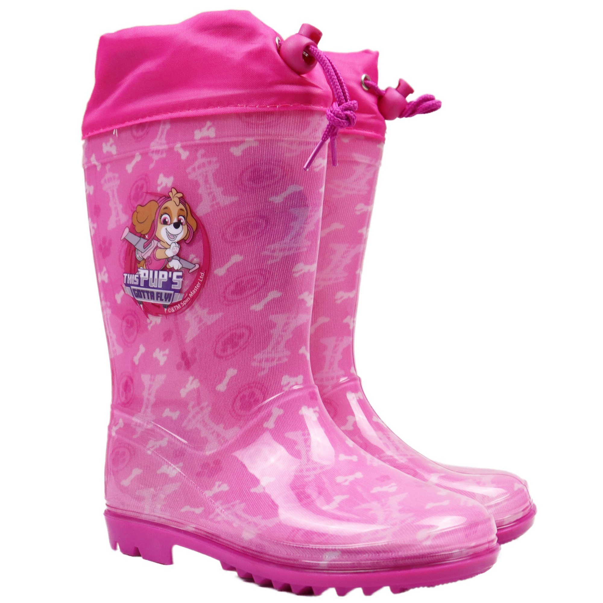 PAW PATROL »Skye Kinder Regenstiefel« Gummistiefel Gr. 22 bis 32 in Rosa,  Pink online kaufen | OTTO
