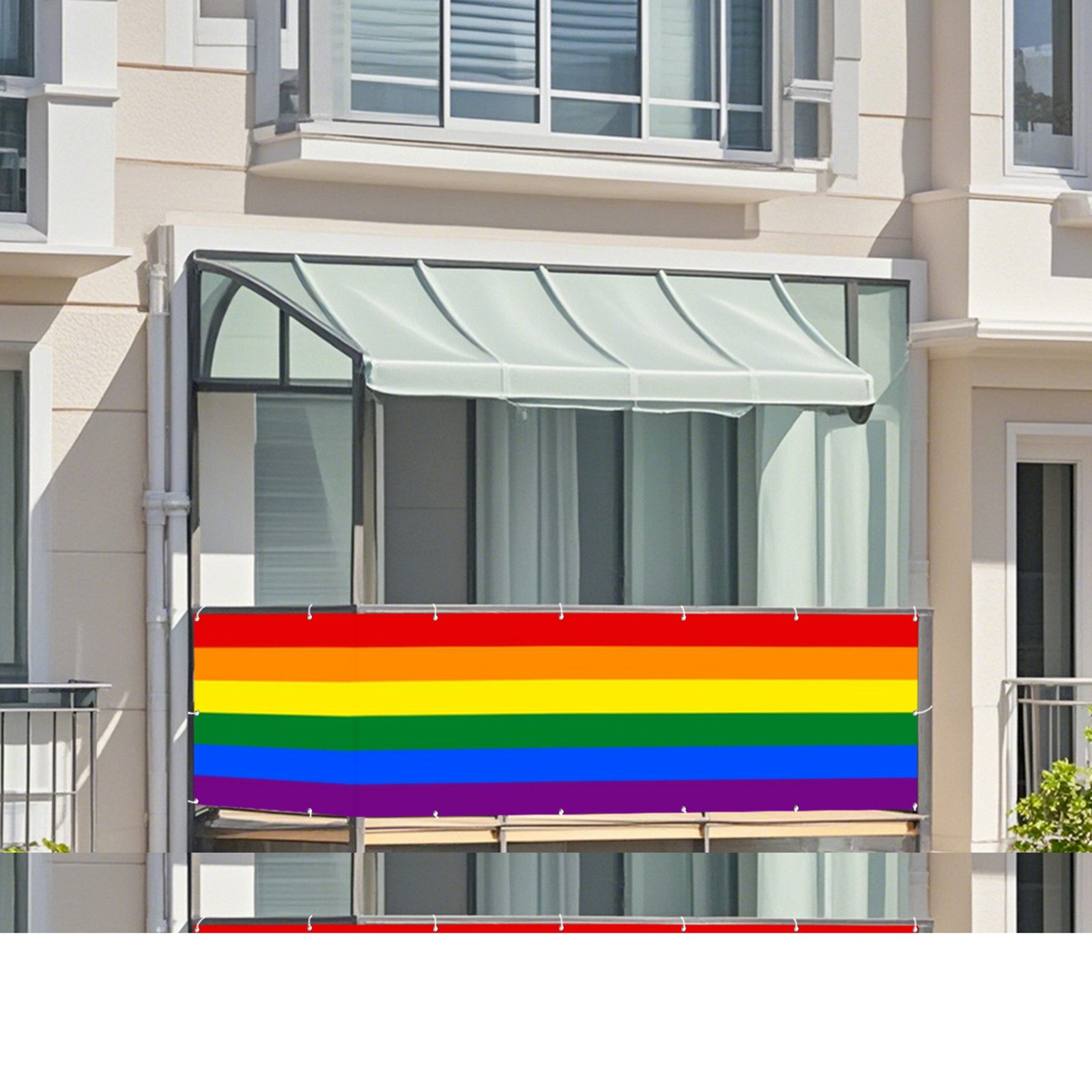 BTTO Balkonsichtschutz Sichtschutz Zaun Gartenzaun Schattiernetz,Robustes und Wetterfestes Balkonbespannung mit Kabelbinder