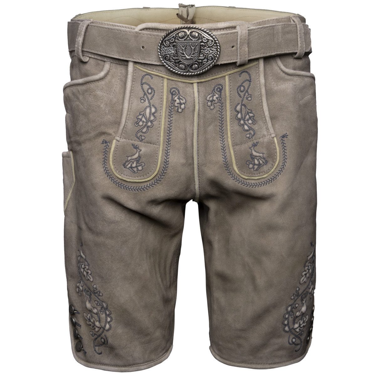 Krüger Trachtenlederhose Anakin Herren (1-tlg) Trachtenlederhose, Trachtenhose, Bayerische Lederhose, Oktoberfest