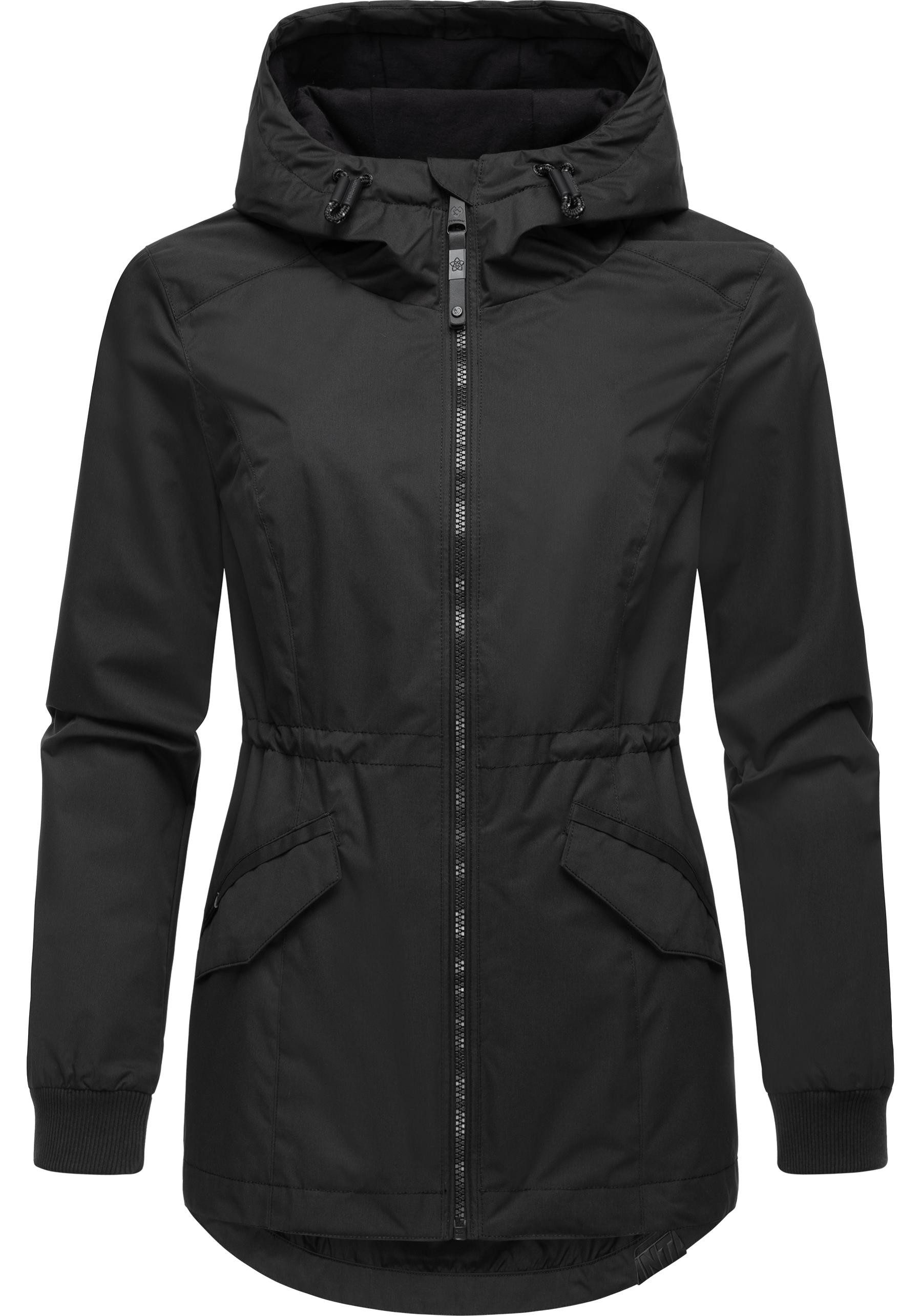 Ragwear Outdoorjacke Dowey A stylische Damen Übergangsjacke mit Taillenzugband