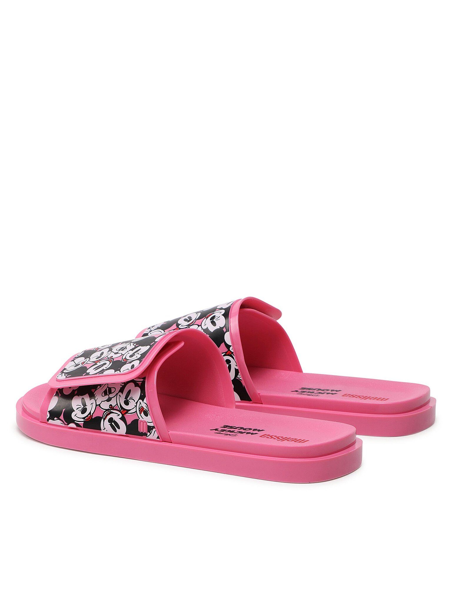 MELISSA Pantoletten Groovy + Mickey Mouse 33632 Pink AC404 Pantolette