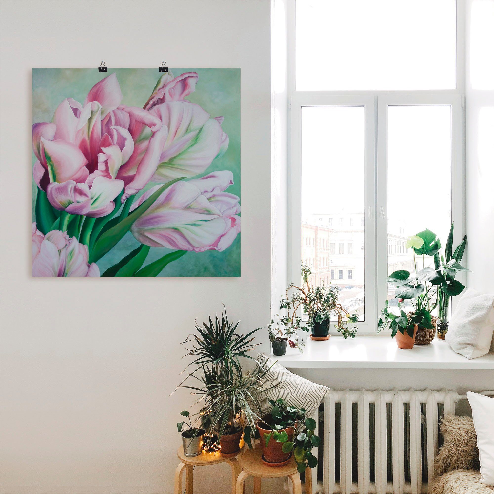 Artland Poster Tulpen, Blumen (1 St), ohne Rahmen