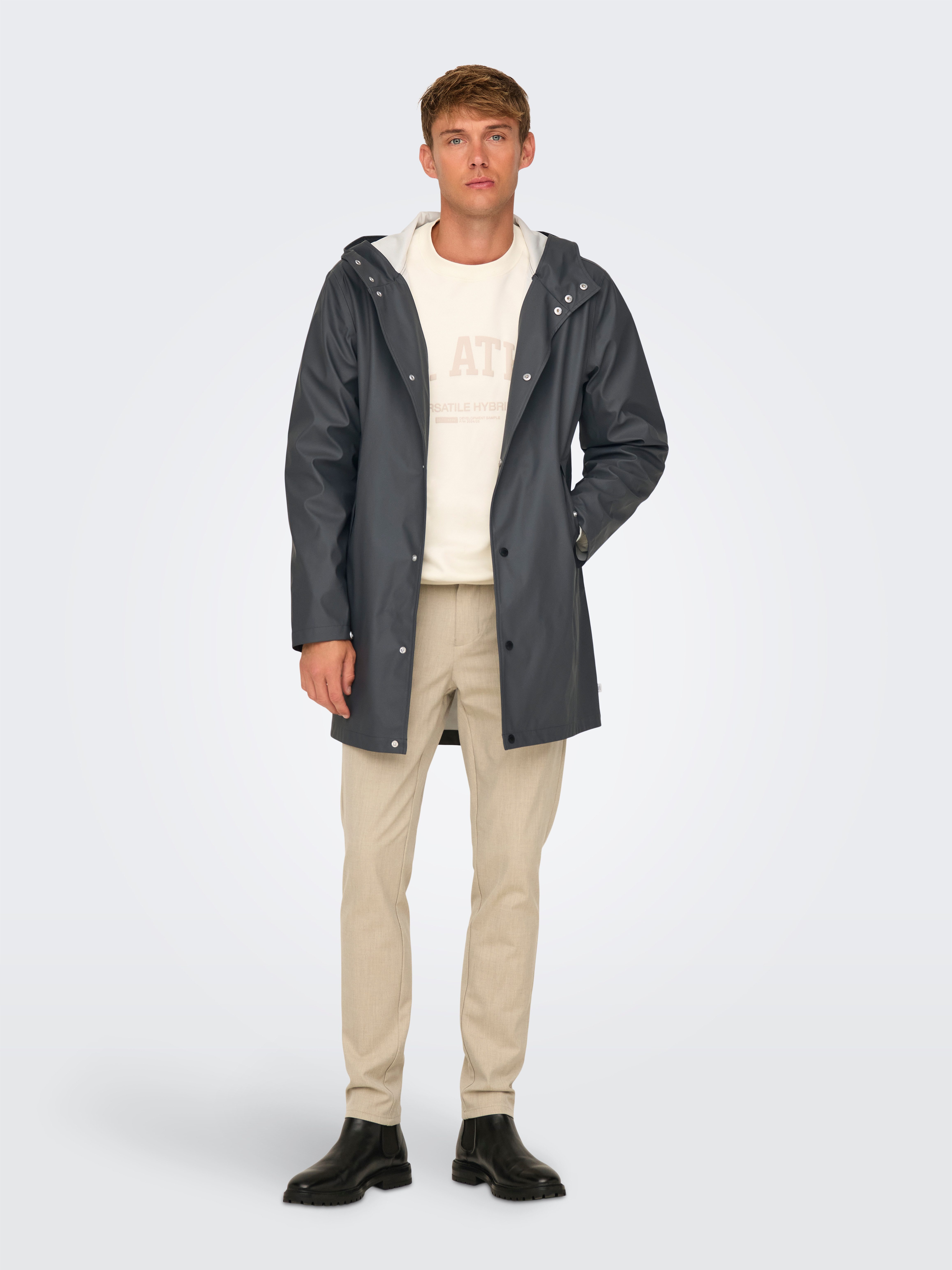 ONLY & SONS Regenmantel ONSLUCA RAIN COAT OTW