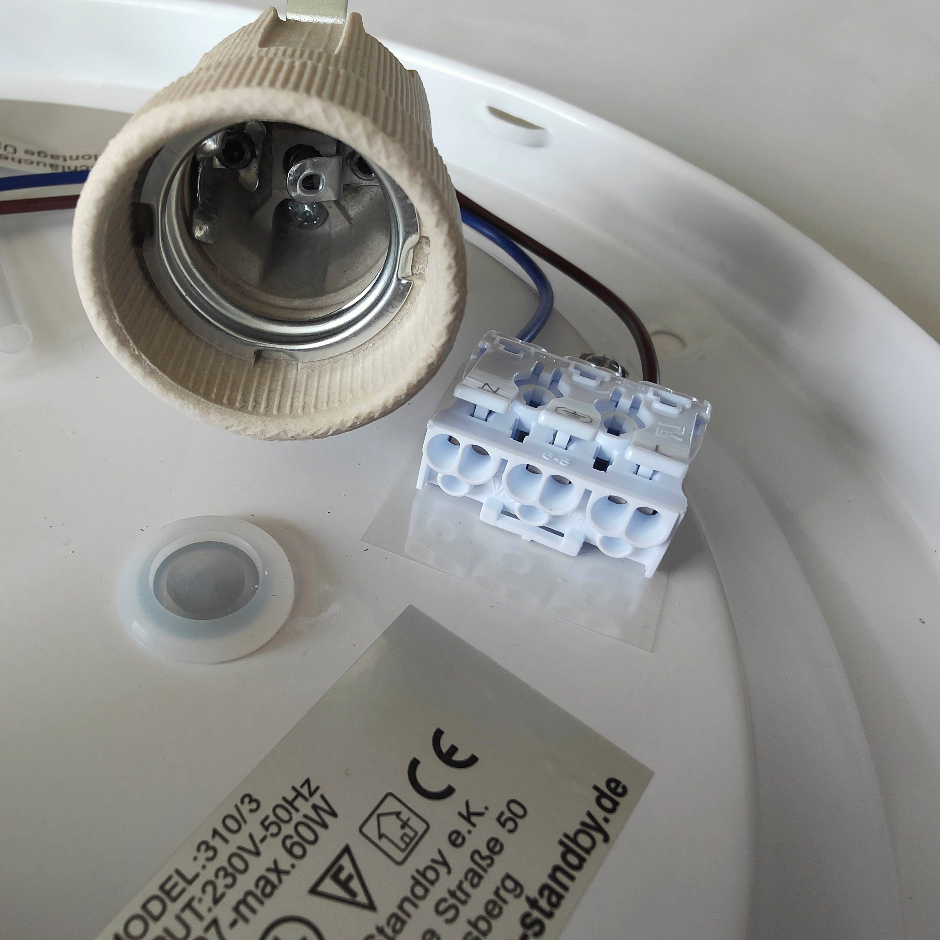 niermann Deckenleuchte Nurglasleuchte Opal matt
