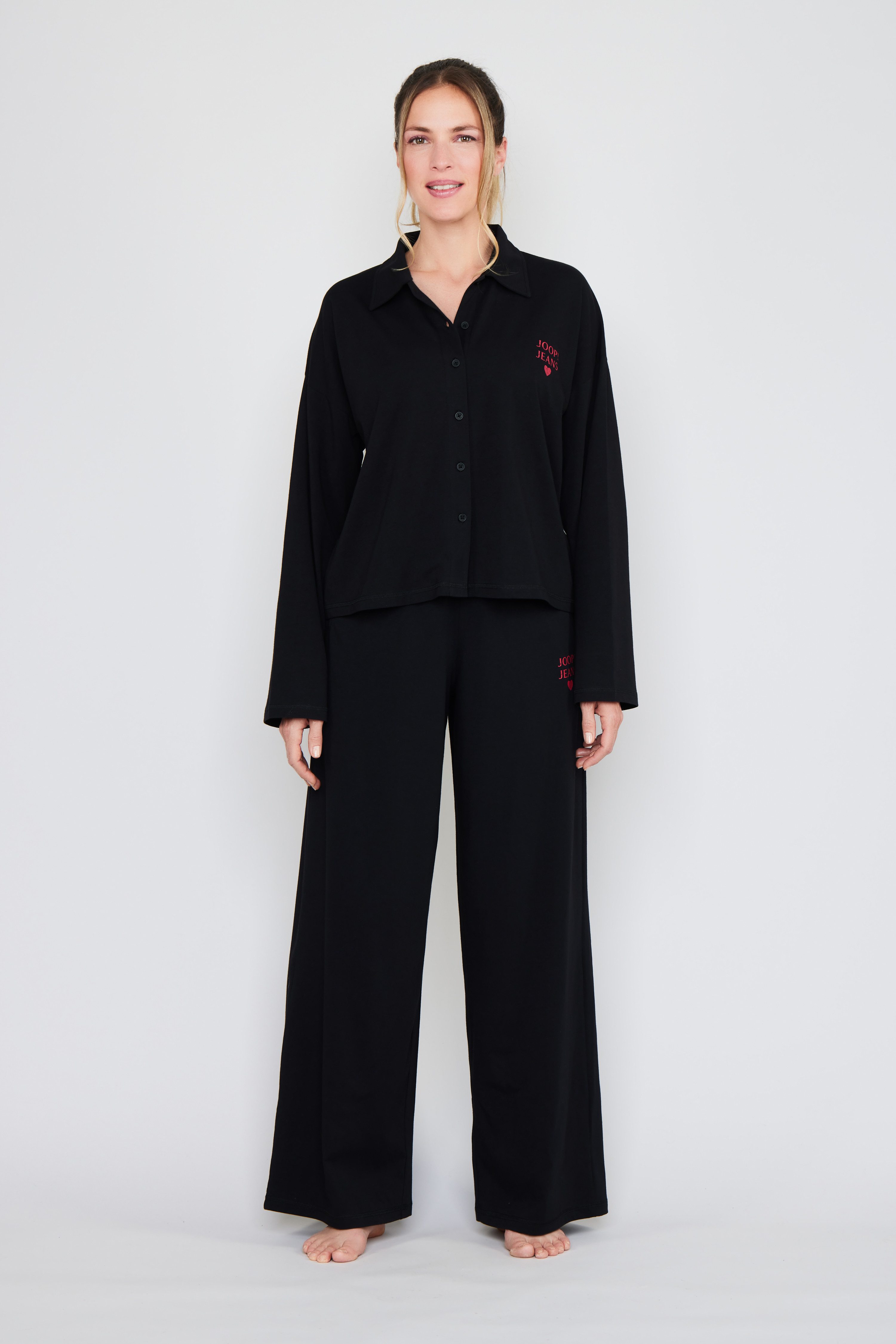 Joop Jeans Pyjamaoberteil After Dark (JOOP! Jeans) mit Knopfleiste, Langarm, Regular Fit, aus Jersey – Bild 5 von 5