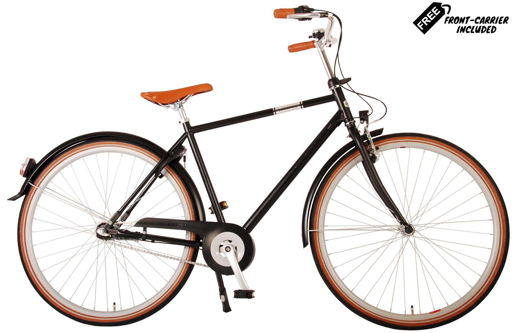 LeNoSa Cityrad »Volare Black • Lifestyle Herrenfahrrad • 28 zoll •  Rahmenhöhe 56 cm • Shimano Nexus«, 3 Gang online kaufen | OTTO