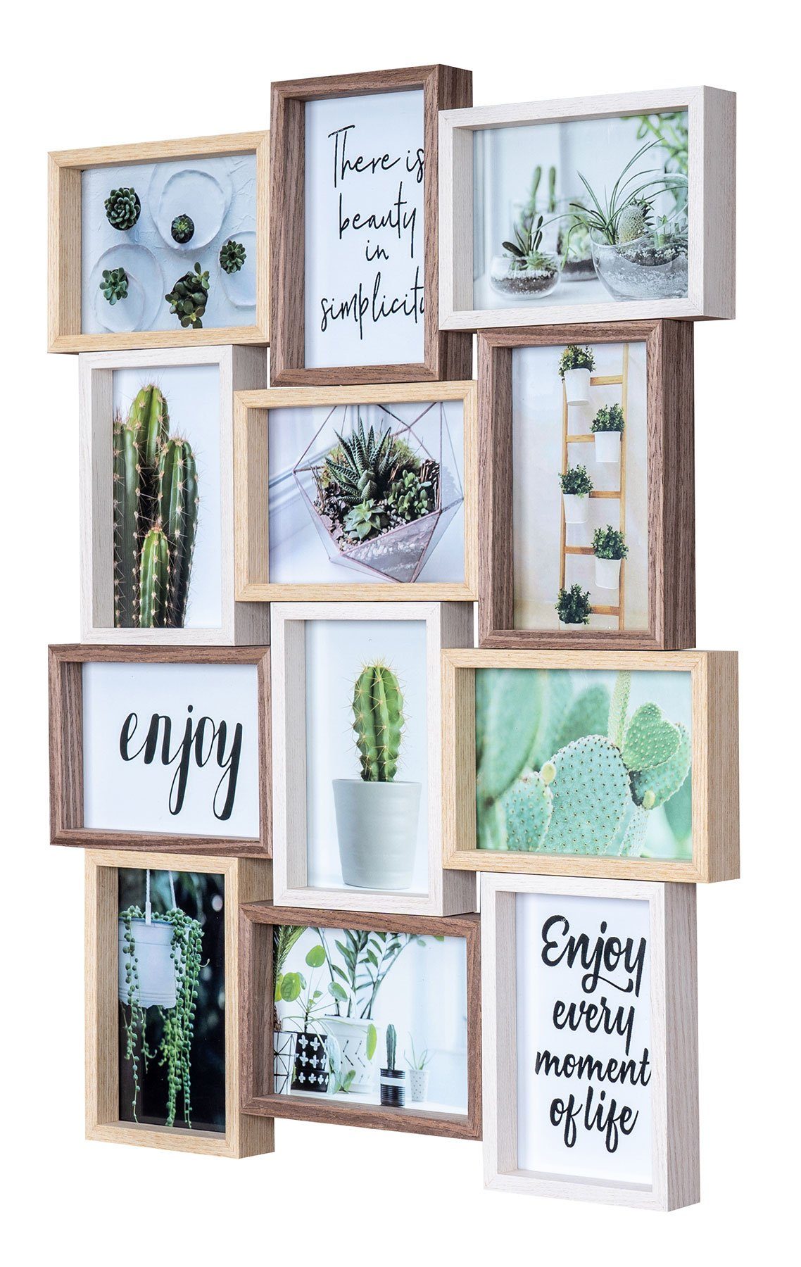 Levandeo® Bilderrahmen Collage, Bilderrahmen Collage BxH günstig online kaufen