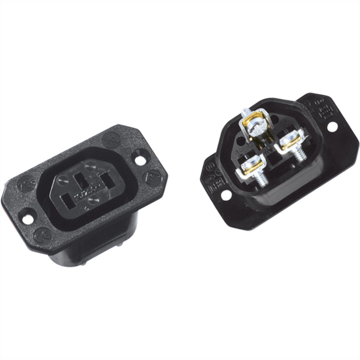 Kaltgerätedose IEC320 C13 Stromadapter