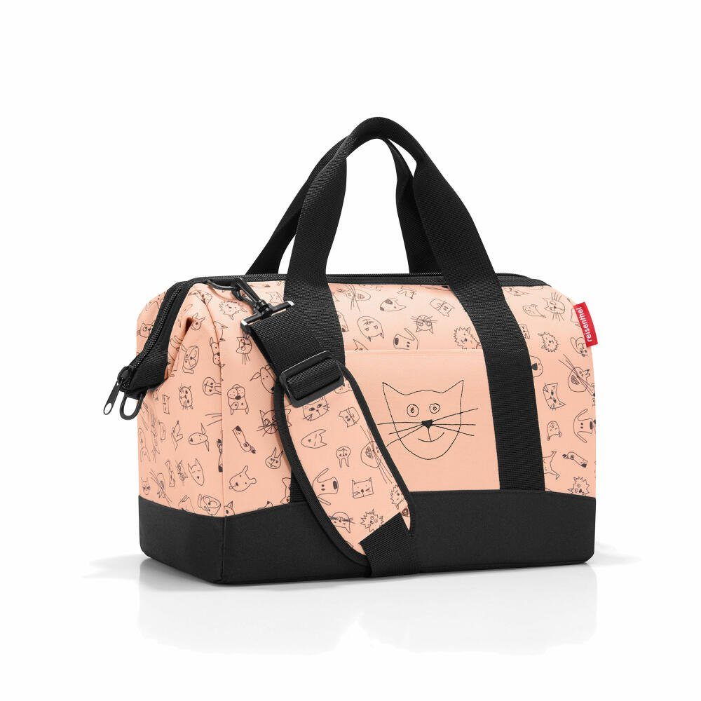 Reisetasche allrounder M kids Cats And Dogs Rose
