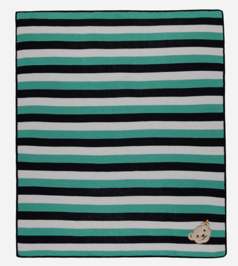 Babydecke Strickdecke Ringel 80 x 100 cm, Steiff
