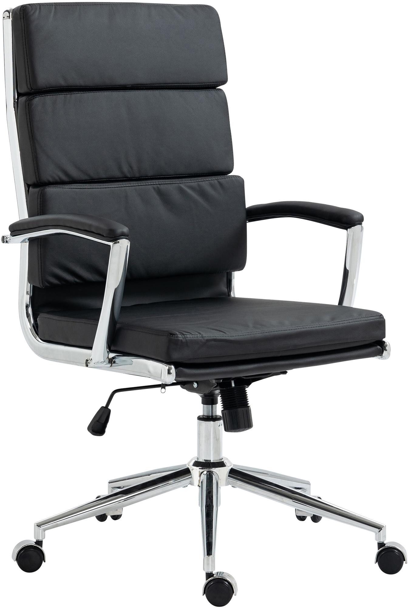 furnicato Bürostuhl Cleveland 107-115x61x65 cm schwarz (1 St)