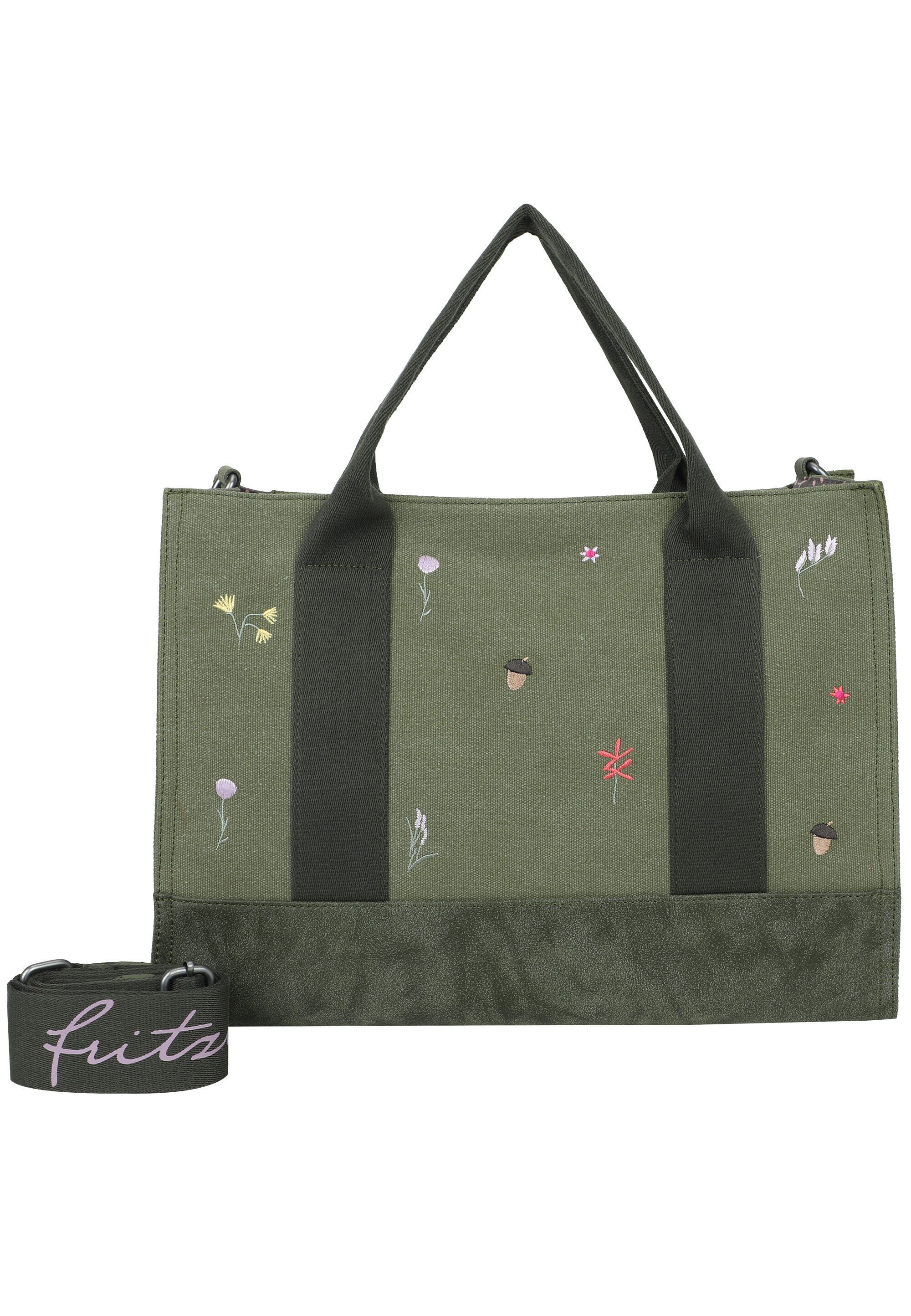 Fritzi aus Preußen Shopper Canvas Tote Bag Limited Embro Bloom