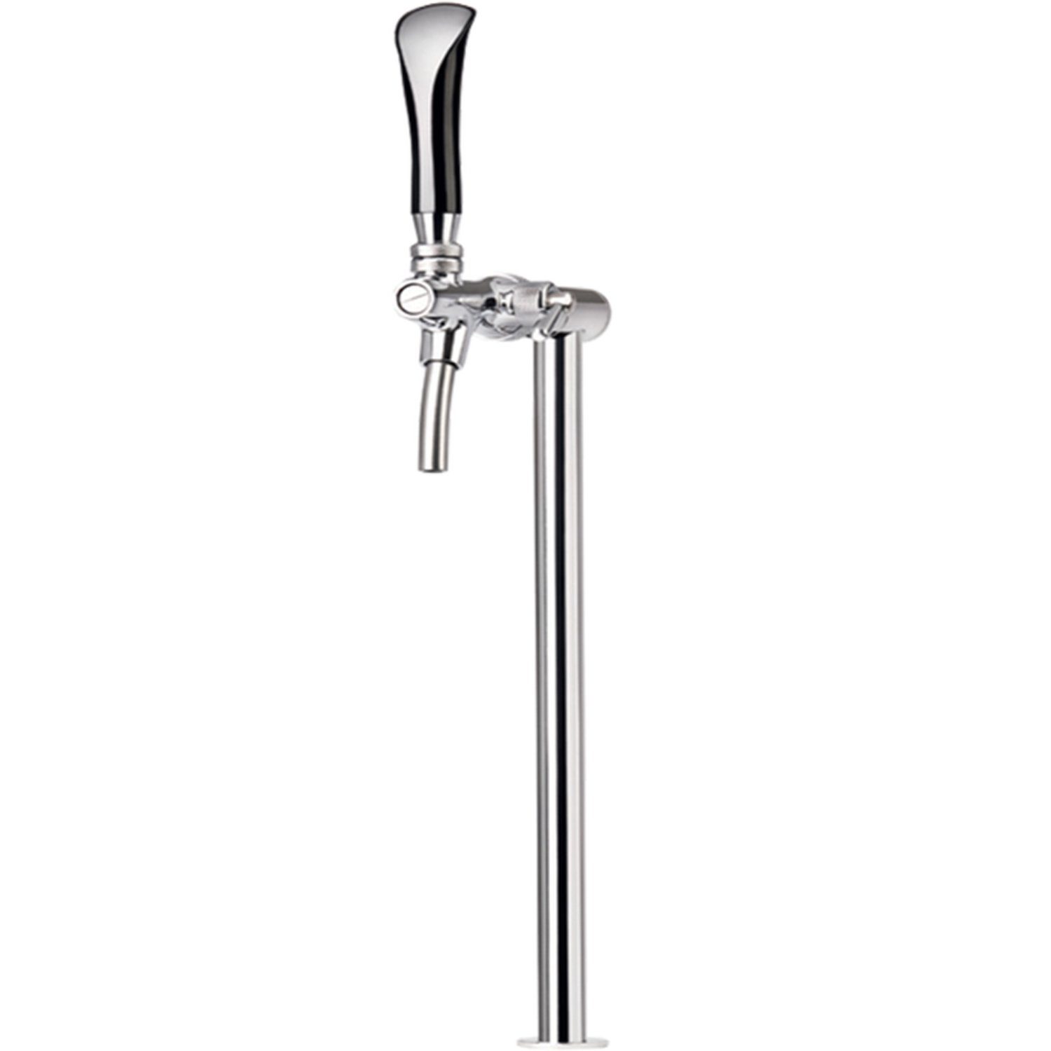 BieTal Zapfsäule BieTal® One Zapfsäule Bier Schanksäule 1-leitig inkl. Schankhahn, Edelstahl Bierschanksäule