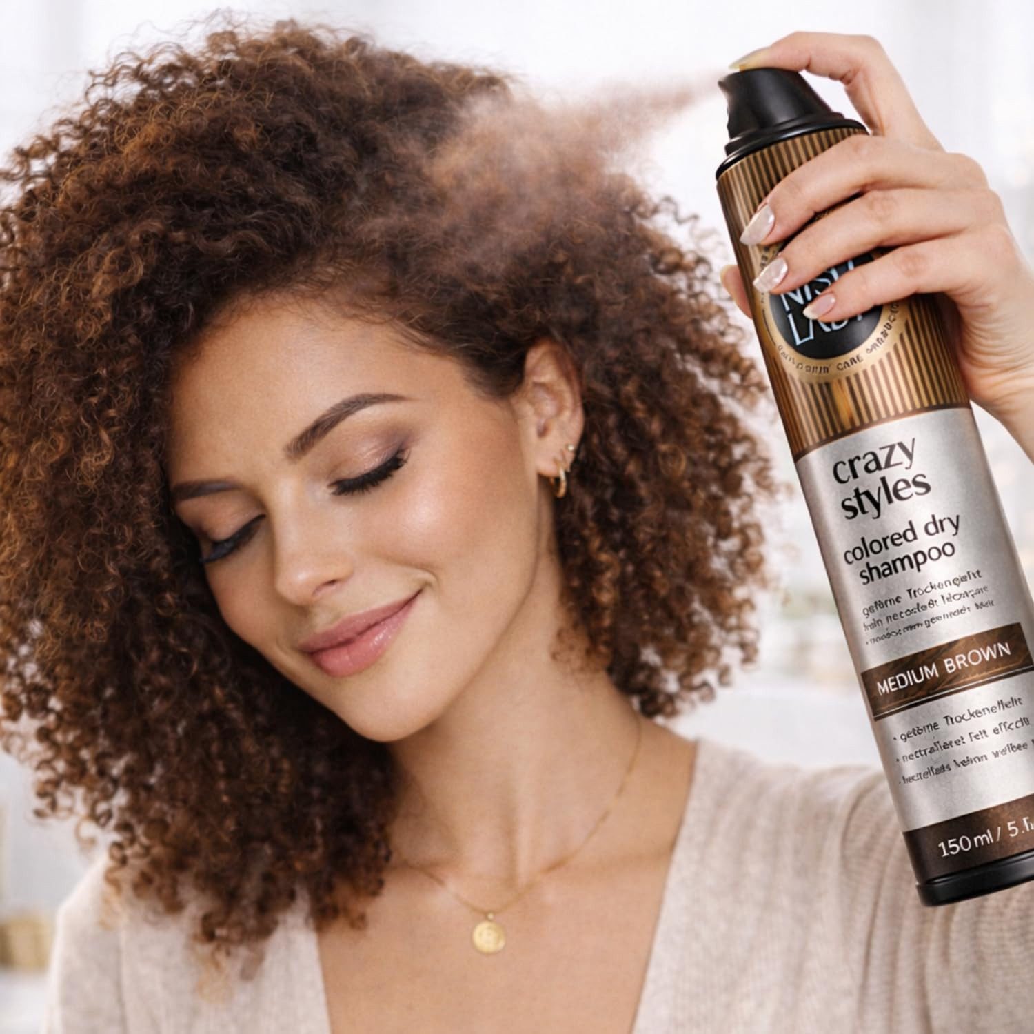 Nishlady Trockenshampoo Nishlady Farbiges Trockenshampoo 150 ml – 3 Haarfarben