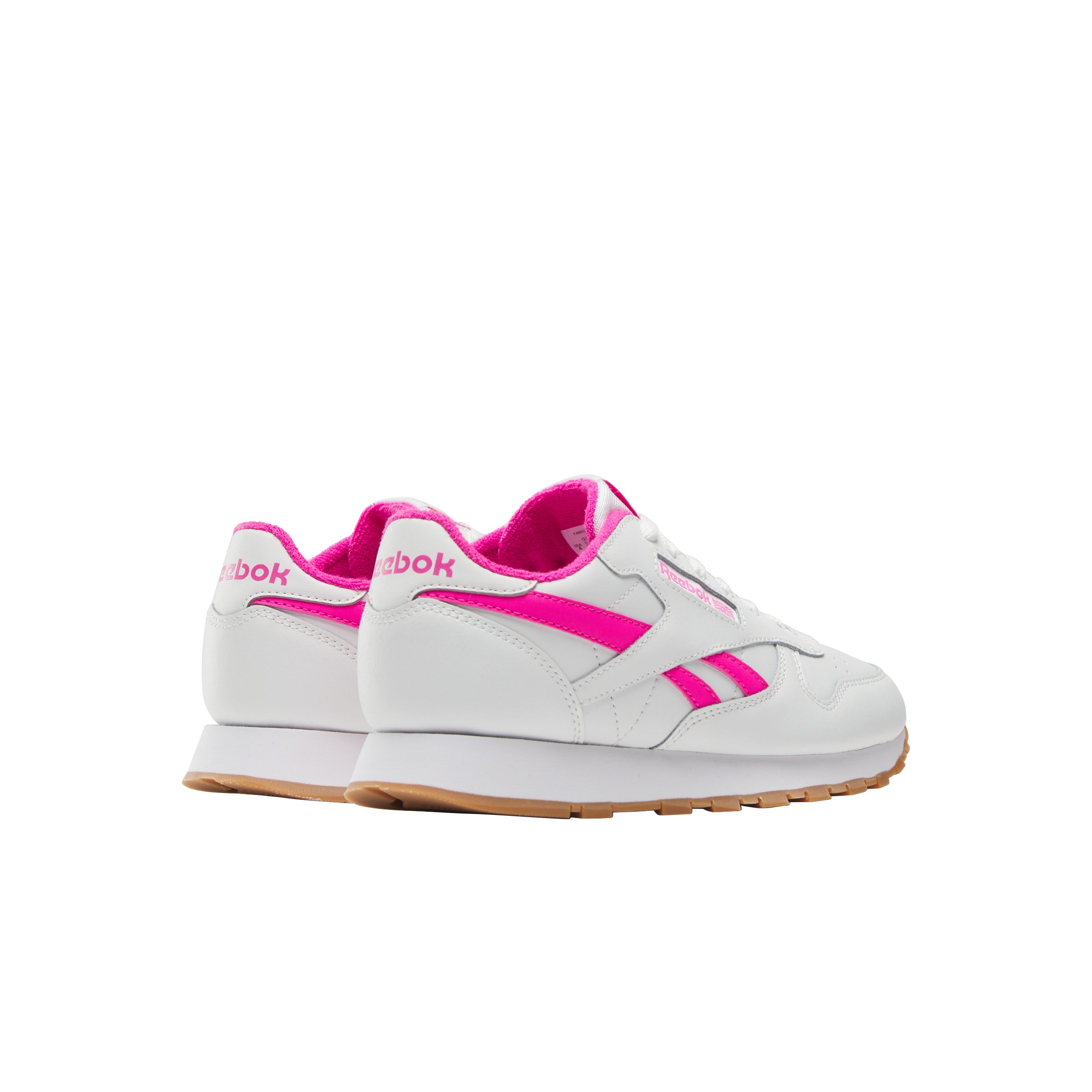 weiß-pink Classic CLASSIC Sneaker Reebok LEATHER