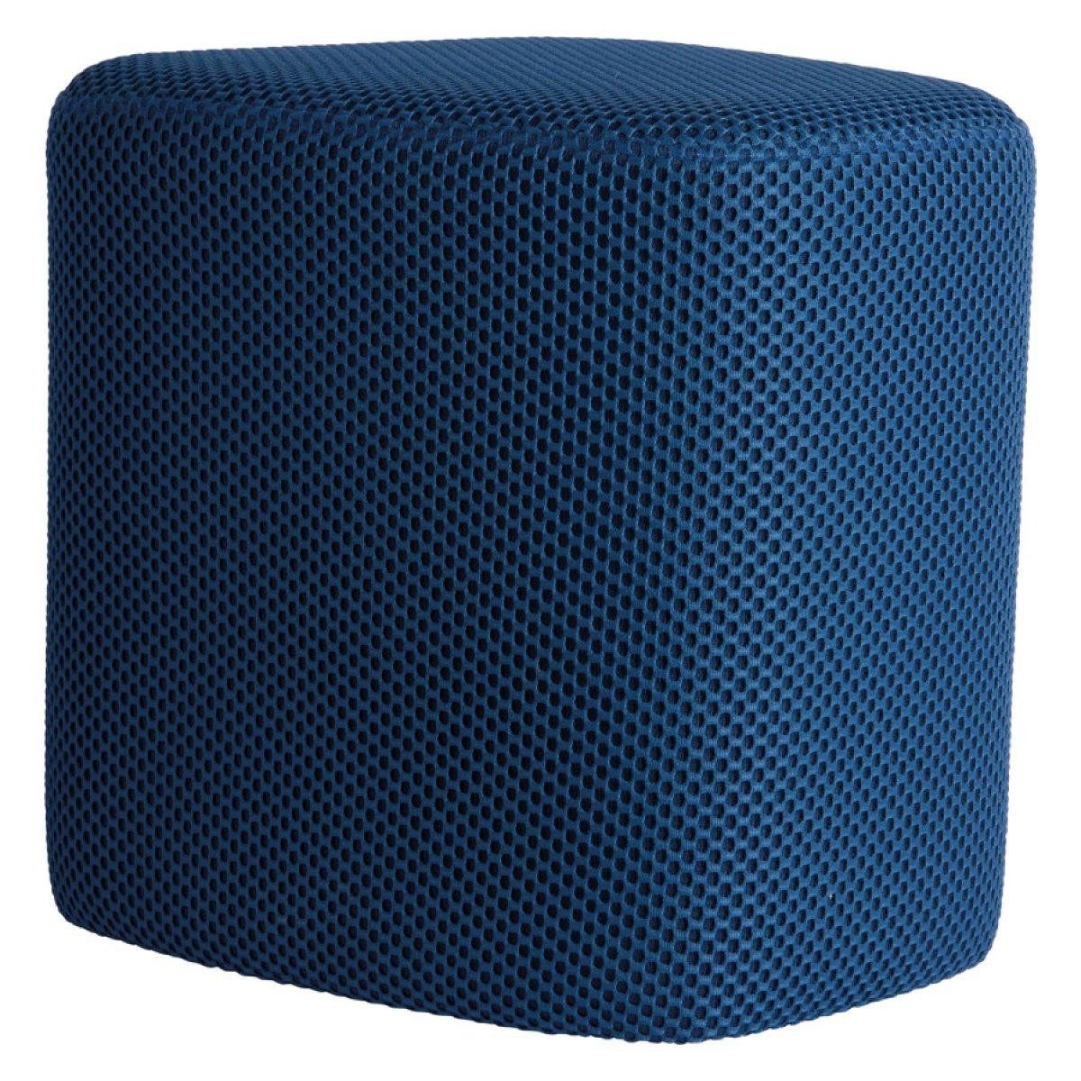 Leitmotiv Hocker Pouf Hocker Retro Mesh Cobalt Blue