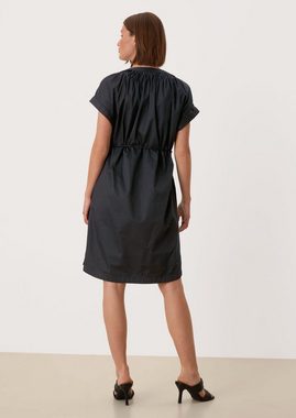s.Oliver BLACK LABEL Minikleid Kleid mit Bindeband Raffung