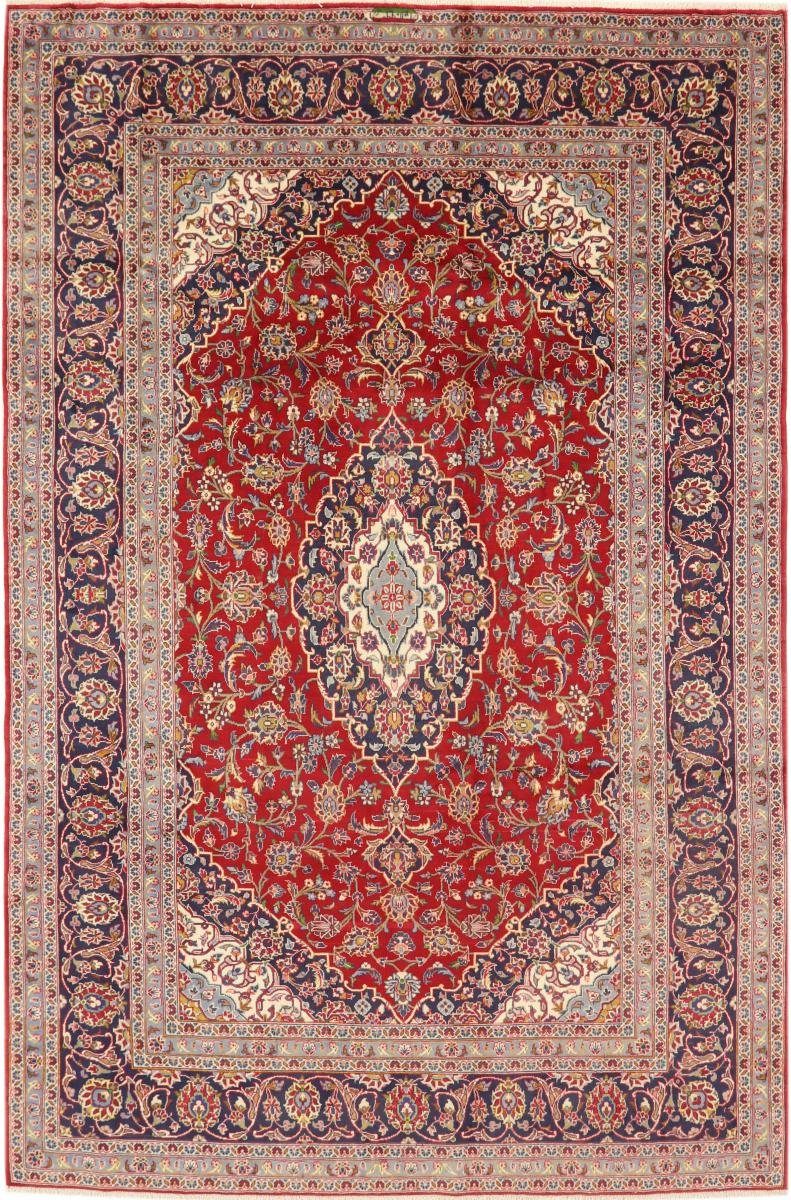 Orientteppich Keshan 197x295 Handgeknüpfter Orientteppich / Perserteppich, Nain Trading, rechteckig, Höhe: 12 mm