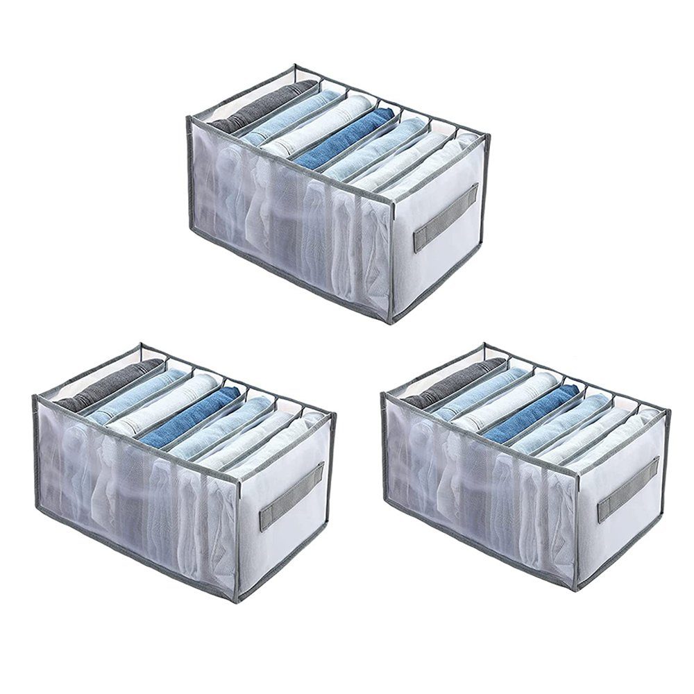 zggzerg Aufbewahrungsbox Kleiderschrank Ordnungssystem für Jeans günstig online kaufen
