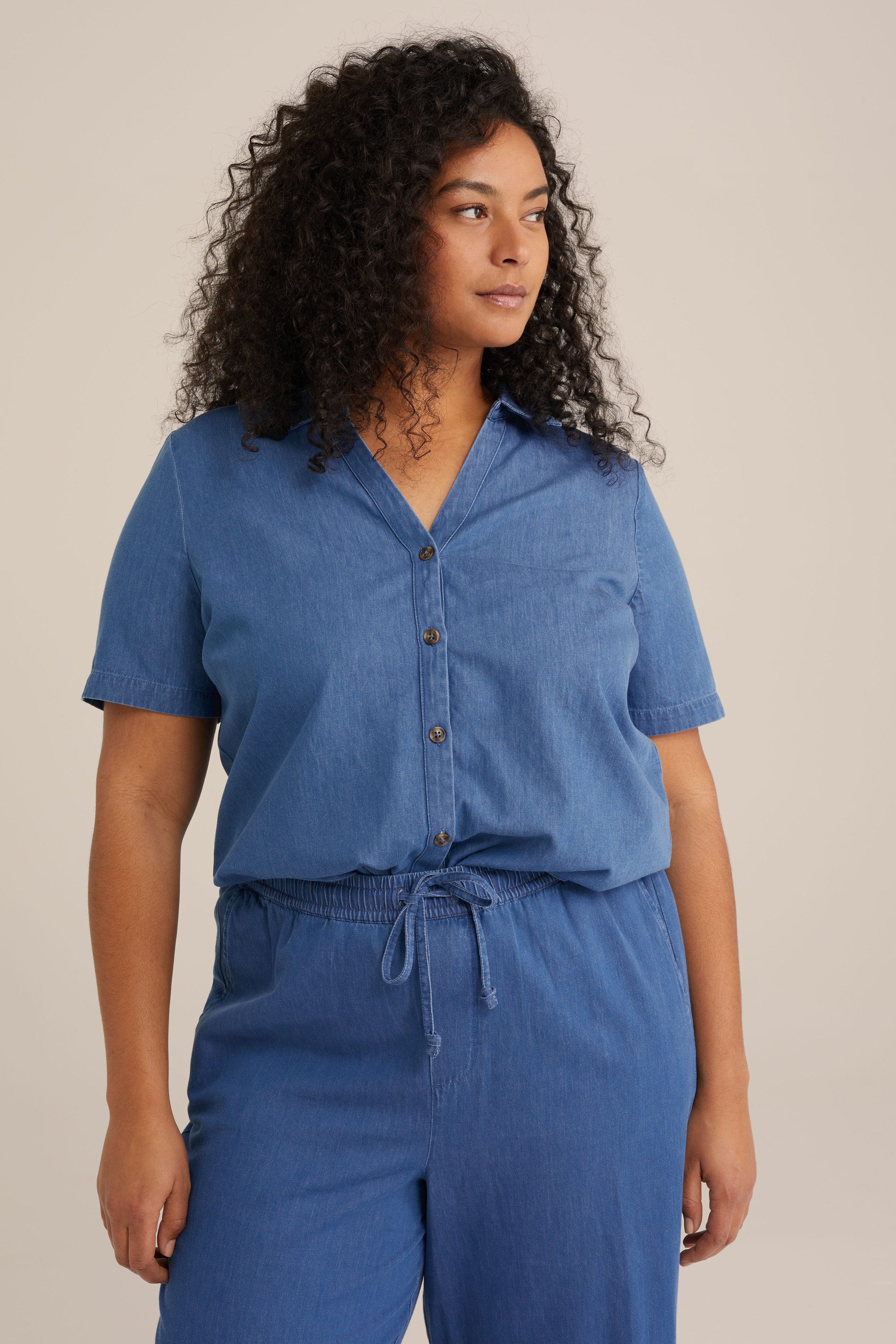 WE Fashion Kurzarmbluse günstig online kaufen