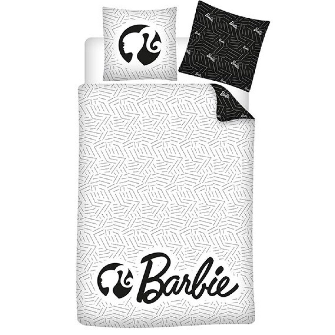 Barbie Bettwäsche Barbie Mikrofaser Bettwäsche 2tlg Set, 2 teilig, Deckenbezug 135-140x200 cm Kissenbezug: 63X63 cm