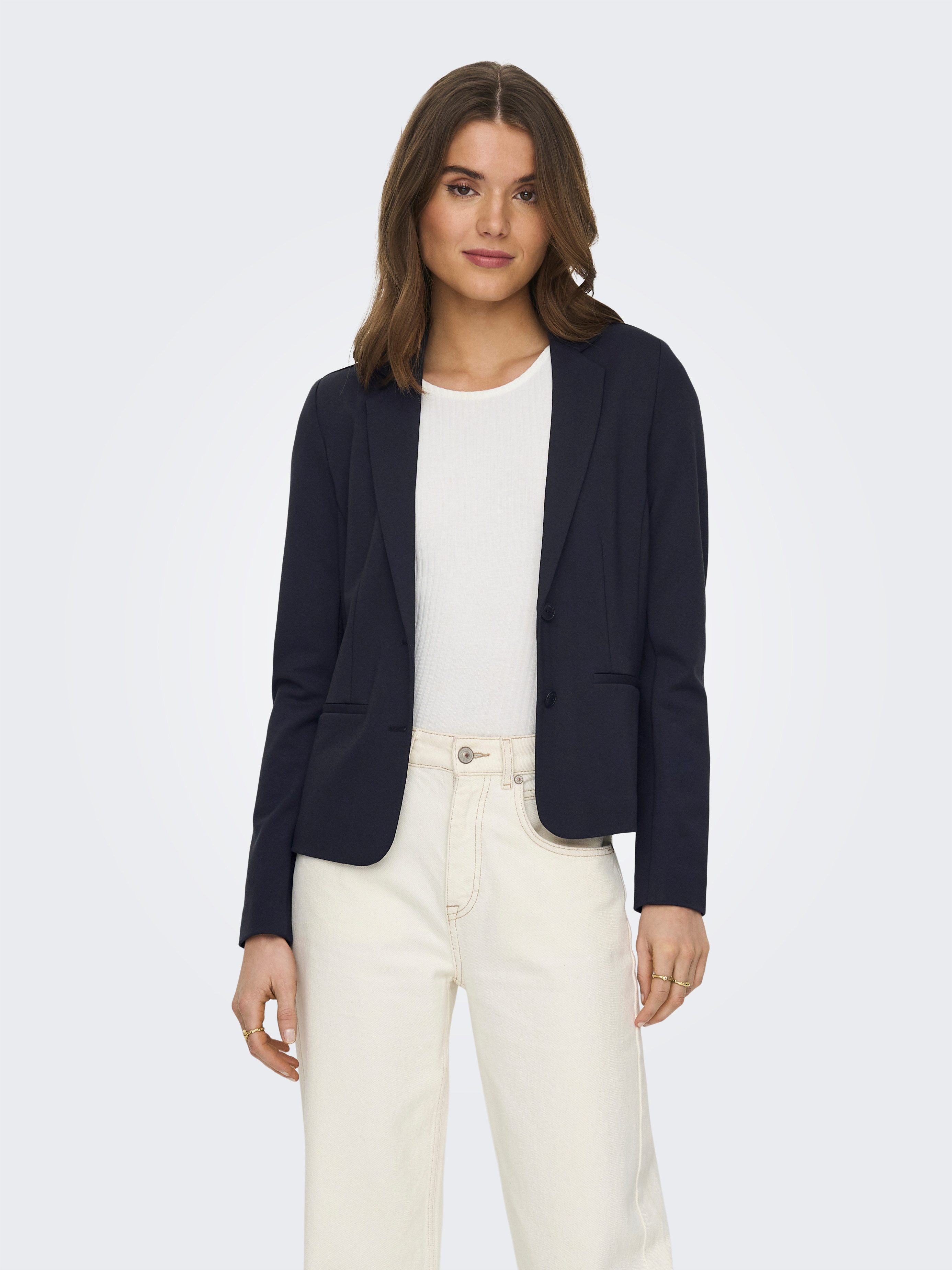 ONLY Jerseyblazer ONLPOPTRASH – 2-Knopf Blazer mit taillierter Silhouette r günstig online kaufen